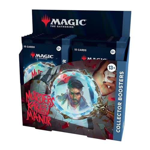 Magic: The Gathering カルロフ邸殺人事件 コレクターブースターボックス - 12パック (180枚のMagicカード) MTG英語版
