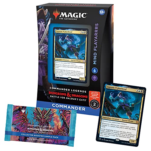Magic: The Gathering 統率者レジェンズ:バルダーズ・ゲートの戦い 統率者デッキ ? マインド・フレイヤー + コレクターブースターサンプルパック MTG英語版