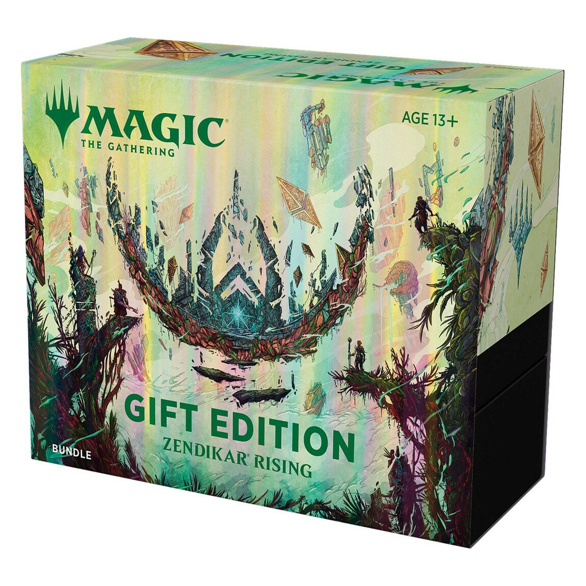 英語版 Magic: The Gathering Zendikar Rising Gift Bundle | 10 Draft Booster Packs | 1 Collector Booster | Accessories