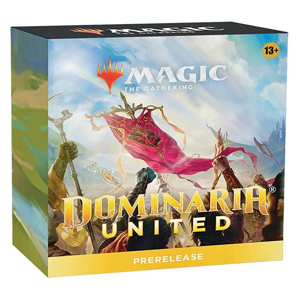 英語版 Magic The Gathering MTG Dominaria United Prerelease Pack Kit - 6 Draft Booster Packs + More!