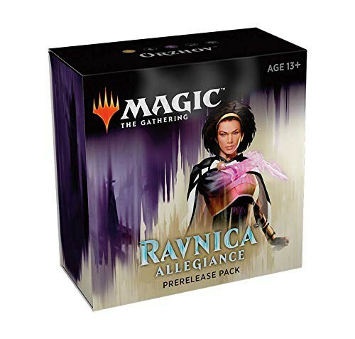 英語版 Magic The Gathering: Ravnica Allegiance Prerelease Pack Orzhov (Pre-Pelease Promo + 6 Boosters + d20 Spindown Counter) Kit