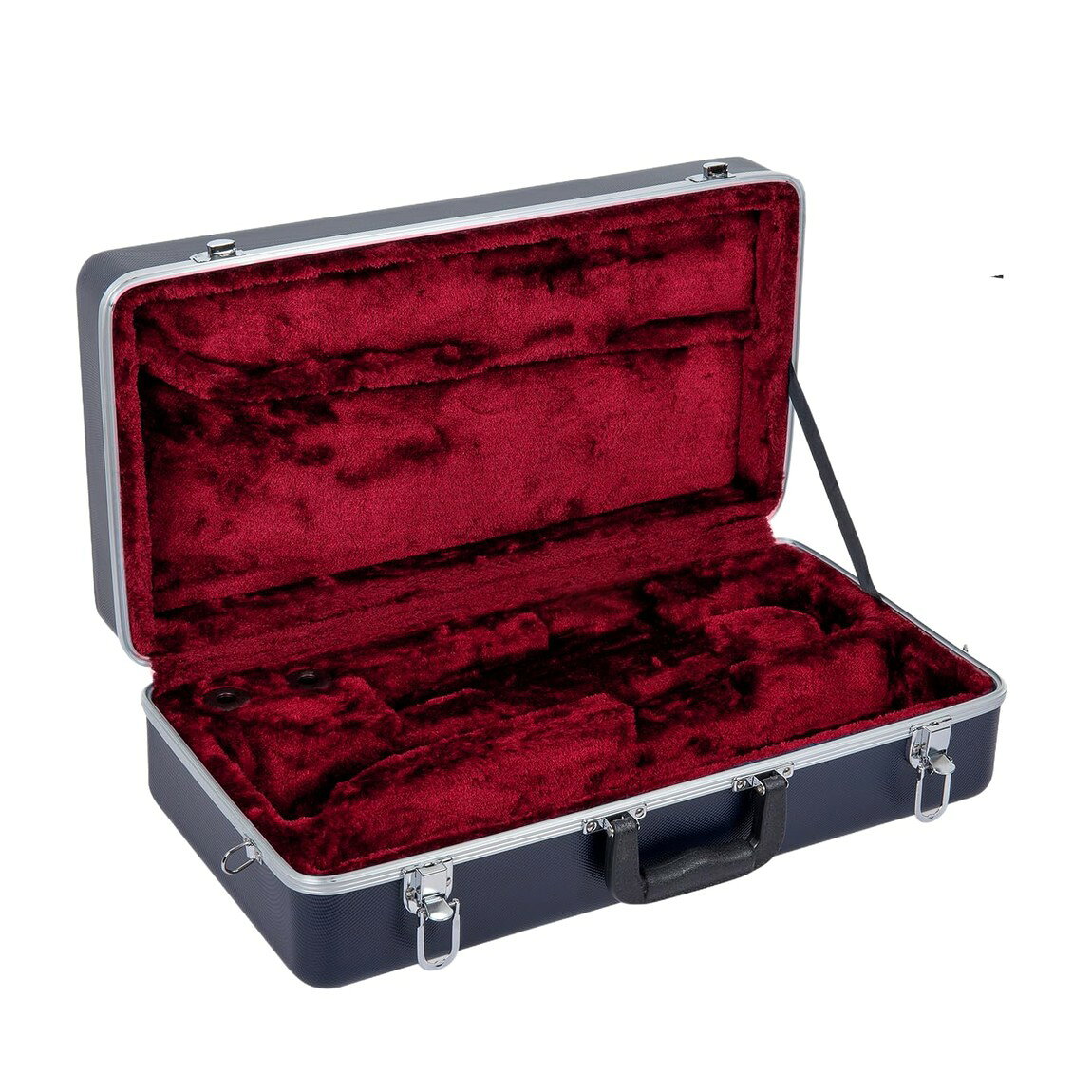 PRODUCT DETAILS クロスロック トランペット用 ハードケース ABS樹脂 ダイヤモンドパターン ブルー【商品仕様】・ アイテム種別：トランペット用ハードケース・ 素材：ABS樹脂、内装ベルベット・ 内寸（約）：全長50cm、幅13cm、奥行12cm・ 重量（約）：4kg・ 付属品：ショルダーストラップ【特徴】・ 耐衝撃性に優れたABS樹脂を採用し、表面には傷が目立ちにくいダイヤモンドパターンの加工を施しています。・ 内装には高密度フォームと柔らかなベルベット素材を使用し、楽器を振動や衝撃から保護します。・ ケース中央にロック機能を搭載し、不意な開閉を防ぐ設計です。・ 持ち運びに便利なサイドハンドルに加え、取り外し可能なショルダーストラップが付属します。・ 底面には金属製の足が配置されており、地面に置いた際の安定性とケース本体の摩耗防止を両立しています。 ■ 商品について 海外輸入品（説明書は英語表記の場合あり） ■ ご注意 ・掲載画像は実物に近い色味になるよう調整しておりますが、ご利用の環境により差異が生じる場合があります。・複数店舗で在庫を共有しているため、ご注文後に在庫切れとなる場合がございます。 ■ 納期について お届けの目安を必ずご確認ください。 海外正規ルート仕入れ品 海外ブランド ▼ 海外正規ブランド店 正規代理店 ▼ 当 店 ※本商品は並行輸入品です 製造元は正規品と同一のブランド・メーカーです。当店では海外正規ルートより仕入れた商品を取り扱っております。流通ルートが異なるのみで、商品自体に違いはございません。 ── 当店の商品について ── 正規品のみ取り扱い 海外正規店・正規代理店から商品を直接仕入れ、国内に輸入して販売しております。 日本未入荷・海外限定モデルも多数 日本未入荷・海外限定モデルも多数取り扱っております。サイズ・カラー違いや海外限定で販売された製品など、日本では手に入りにくいアイテムをお届けいたします。 お求めやすい価格の理由 海外市場での価格差や流通ルートの違いにより、国内販売価格よりお求めやすくなっております。品質はそのままに、よりお手頃な価格でお届けいたします。 安心保証 ご使用前に万が一、製品に不具合がございました場合は、交換または商品代金のご返金にて対応させていただきます。商品到着後5日以内にご連絡ください。 ご注意 海外からの輸入品となります。海外輸送のため、外箱に軽微なスレ等がある場合がございますが、商品本体には影響ございません。 ※在庫状況は仕入先の在庫情報をもとに出来る限り正確に表示しておりますが、取寄せ商品のため、タイミングによりご注文後に欠品・キャンセルとなる場合がございます。 お探しの商品がございましたら、お気軽にご相談ください。