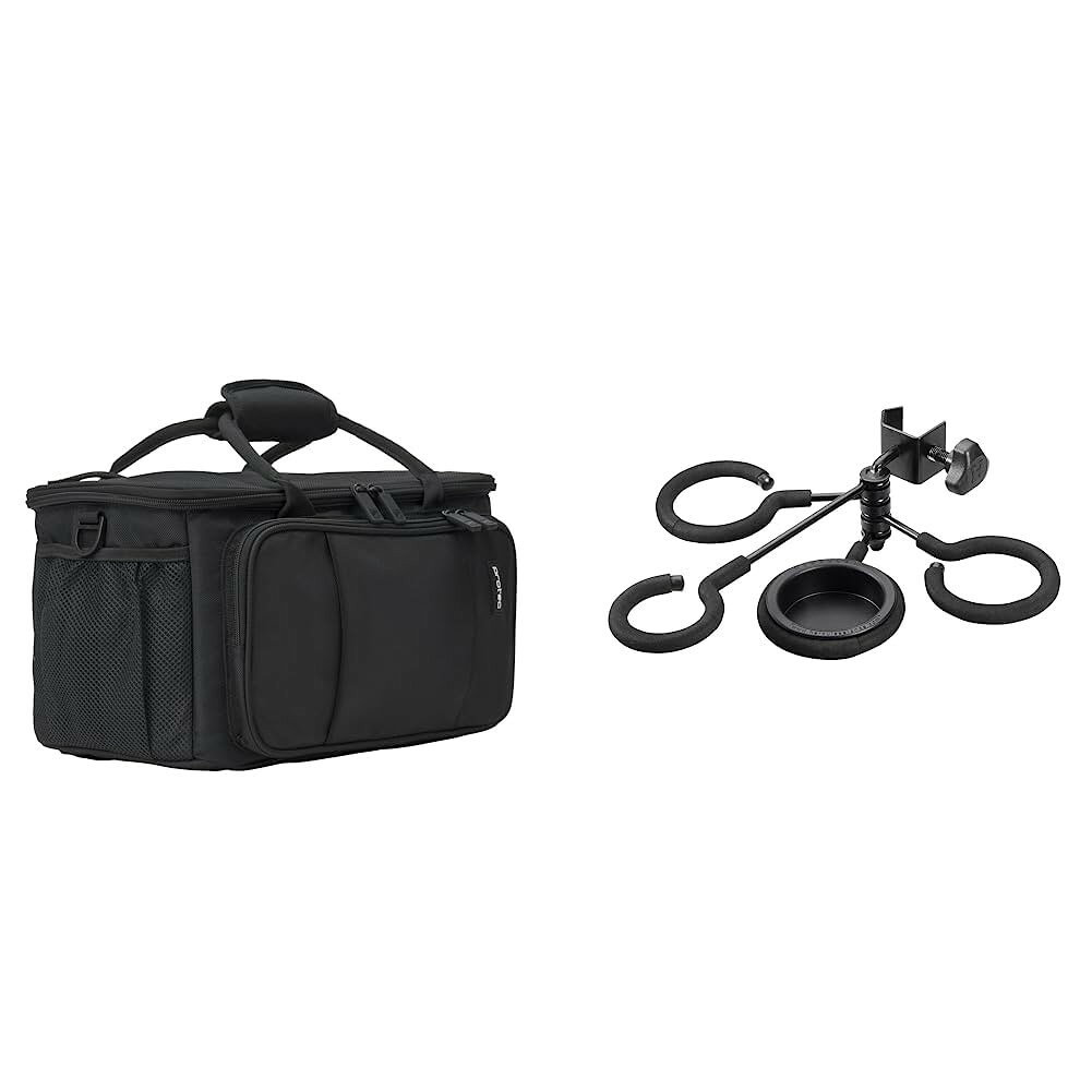 PRODUCT DETAILS Protec トランペット ミュートバッグ & ミュートホルダー セット ブラック【商品仕様】・ 対応楽器：トランペット、コルネット、トロンボーン、フレンチホルン・ ケース種別：ミュート用バッグおよびホルダーセット・ 外装素材：1680デニール バリスティックナイロン（バッグ）・ 付属仕様（バッグ）：可動式仕切り板（5枚）、ショルダーストラップ、外部アクセサリーポケット、サイドメッシュポケット・ 付属仕様（ホルダー）：4本収納、消音・保護用ラバーフォーム付きリング、270度回転式クランプ【特徴】・ バッグ内部には位置調整が可能な5枚の仕切りを備えており、ミュートのサイズや数に合わせて最大6個までレイアウト変更が可能です。・ バッグ底面には厚手のクッション材を採用し、ミュートを収納する際の衝撃を和らげ、接触による音の発生を抑えます。・ ホルダーは譜面台などのスタンドにクランプで固定でき、演奏中に素早く、かつ安全にミュートを取り替えることが可能です。・ ホルダーのリング部分は特殊フォームで覆われているため、ミュートの表面を傷つけず、抜き差しの際のノイズも低減します。 ■ 商品について 海外輸入品（説明書は英語表記の場合あり） ■ ご注意 ・掲載画像は実物に近い色味になるよう調整しておりますが、ご利用の環境により差異が生じる場合があります。・複数店舗で在庫を共有しているため、ご注文後に在庫切れとなる場合がございます。 ■ 納期について お届けの目安を必ずご確認ください。 海外正規ルート仕入れ品 海外ブランド ▼ 海外正規ブランド店 正規代理店 ▼ 当 店 ※本商品は並行輸入品です 製造元は正規品と同一のブランド・メーカーです。当店では海外正規ルートより仕入れた商品を取り扱っております。流通ルートが異なるのみで、商品自体に違いはございません。 ── 当店の商品について ── 正規品のみ取り扱い 海外正規店・正規代理店から商品を直接仕入れ、国内に輸入して販売しております。 日本未入荷・海外限定モデルも多数 日本未入荷・海外限定モデルも多数取り扱っております。サイズ・カラー違いや海外限定で販売された製品など、日本では手に入りにくいアイテムをお届けいたします。 お求めやすい価格の理由 海外市場での価格差や流通ルートの違いにより、国内販売価格よりお求めやすくなっております。品質はそのままに、よりお手頃な価格でお届けいたします。 安心保証 ご使用前に万が一、製品に不具合がございました場合は、交換または商品代金のご返金にて対応させていただきます。商品到着後5日以内にご連絡ください。 ご注意 海外からの輸入品となります。海外輸送のため、外箱に軽微なスレ等がある場合がございますが、商品本体には影響ございません。 ※在庫状況は仕入先の在庫情報をもとに出来る限り正確に表示しておりますが、取寄せ商品のため、タイミングによりご注文後に欠品・キャンセルとなる場合がございます。 お探しの商品がございましたら、お気軽にご相談ください。