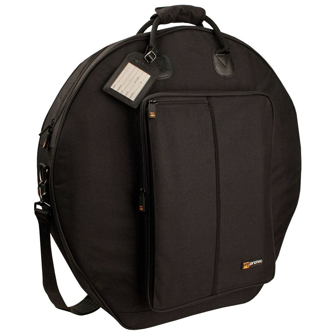 PRODUCT DETAILS Protec シンバル用 ギグバッグ 24インチ 6枚収納可能 仕切り付き【商品仕様】・ 対応楽器：シンバル（最大24インチ）・ ケース種別：ギグバッグ・ 外装素材：600デニールナイロン・ 内装素材：10mm高密度パッド、ソフトナイレックス・ 付属仕様：クッション付き仕切り（5枚）、取り外し可能ショルダーストラップ、IDタグ、大型フロントポケット【特徴】・ 最大24インチまでのシンバルを6枚まで収納可能で、5枚のクッション付き仕切りが楽器同士の接触による擦れや傷を防止します。・ 外装には摩耗に強い600デニールナイロンを使用し、底部には突き刺しに強いパンク防止の補強素材を採用しています。・ フロントの大型ポケット（約33×43×3.2cm）にはオーガナイザーが内蔵されており、アクセサリ類を整理して持ち運び可能です。・ 金属製パーツを使用したショルダーストラップとパッド入りハンドルに加え、別売のバックパックストラップ（BPSTRAP）を装着することでリュックタイプとしても使用できます。 ■ 商品について 海外輸入品（説明書は英語表記の場合あり） ■ ご注意 ・掲載画像は実物に近い色味になるよう調整しておりますが、ご利用の環境により差異が生じる場合があります。・複数店舗で在庫を共有しているため、ご注文後に在庫切れとなる場合がございます。 ■ 納期について お届けの目安を必ずご確認ください。 海外正規ルート仕入れ品 海外ブランド ▼ 海外正規ブランド店 正規代理店 ▼ 当 店 ※本商品は並行輸入品です 製造元は正規品と同一のブランド・メーカーです。当店では海外正規ルートより仕入れた商品を取り扱っております。流通ルートが異なるのみで、商品自体に違いはございません。 ── 当店の商品について ── 正規品のみ取り扱い 海外正規店・正規代理店から商品を直接仕入れ、国内に輸入して販売しております。 日本未入荷・海外限定モデルも多数 日本未入荷・海外限定モデルも多数取り扱っております。サイズ・カラー違いや海外限定で販売された製品など、日本では手に入りにくいアイテムをお届けいたします。 お求めやすい価格の理由 海外市場での価格差や流通ルートの違いにより、国内販売価格よりお求めやすくなっております。品質はそのままに、よりお手頃な価格でお届けいたします。 安心保証 ご使用前に万が一、製品に不具合がございました場合は、交換または商品代金のご返金にて対応させていただきます。商品到着後5日以内にご連絡ください。 ご注意 海外からの輸入品となります。海外輸送のため、外箱に軽微なスレ等がある場合がございますが、商品本体には影響ございません。 ※在庫状況は仕入先の在庫情報をもとに出来る限り正確に表示しておりますが、取寄せ商品のため、タイミングによりご注文後に欠品・キャンセルとなる場合がございます。 お探しの商品がございましたら、お気軽にご相談ください。