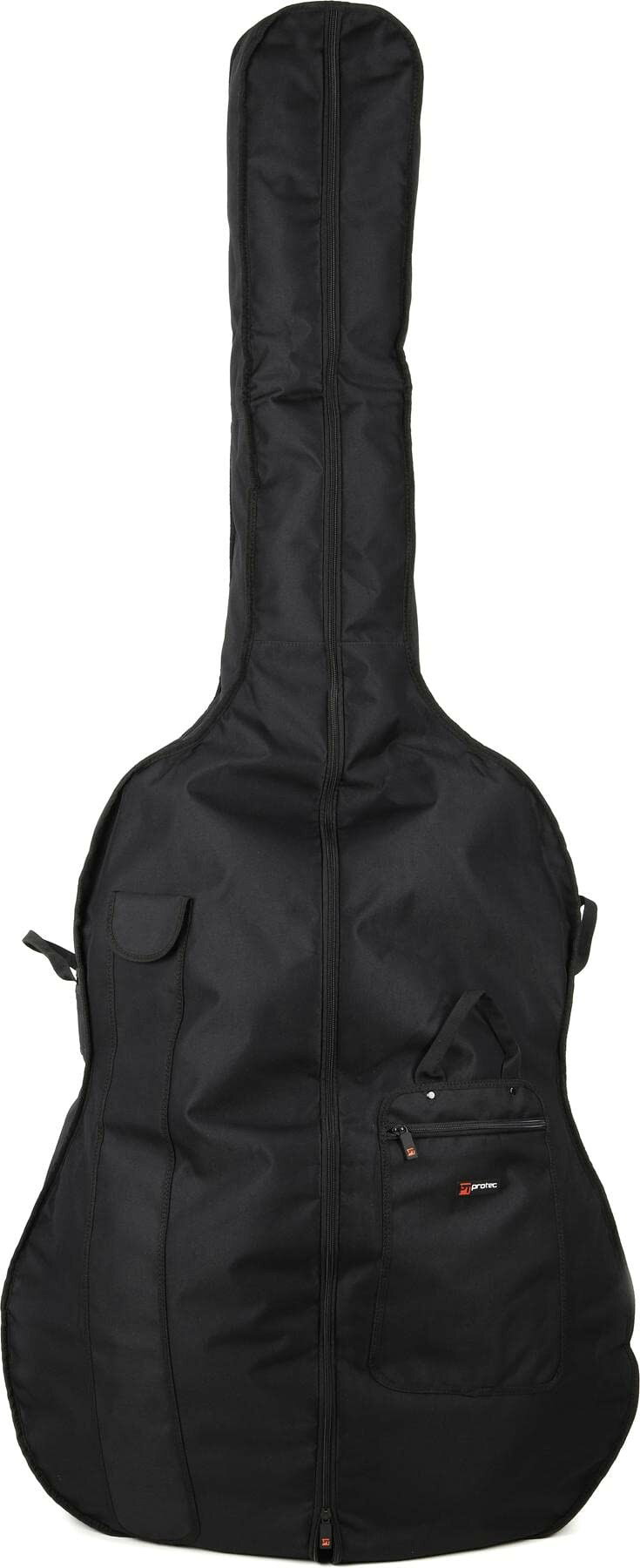 Protec コントラバス ウッドベース ギグバッグ 3/4サイズ 25mmパッド 1680デニールナイロン