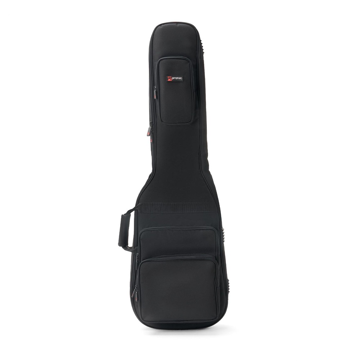 PRODUCT DETAILS Protec ショートスケール ベースギター用 ギグバッグ Gold Series バックパックストラップ付【商品仕様】・ 対応楽器：ショートスケール ベースギター・ ケース種別：ギグバッグ・ 外装素材：600Dナイロン・ 内装素材：20mm厚パイル地（Nylex）・ 付属仕様：調整可能バックパックストラップ、パッド入りハンドル、サブウェイハンドル、マチ付き大型フロントポケット（3箇所）、内蔵オーガナイザー【特徴】・ 外装に撥水性と耐久性を備えた600Dナイロンを使用し、底面には衝撃を緩和するラバーフットを装備しています。・ 内装には20mm厚のクッション材を採用し、エンドピンやヘッド部分には裏地の摩耗を防ぐパンク防止パッチが施されています。・ 楽譜やケーブル、ストラップなどを整理して収納できる3つの大型ポケットを備え、内部にはペンホルダーも完備しています。・ 背負って運搬できる厚手のバックパックストラップは、使用しない際には背面のコンパートメントに収納が可能です。・ 混雑した場所での移動に便利なサブウェイハンドルや、持ち心地を考慮したパッド入りハンドルを採用し携行性を高めています。 ■ 商品について 海外輸入品（説明書は英語表記の場合あり） ■ ご注意 ・掲載画像は実物に近い色味になるよう調整しておりますが、ご利用の環境により差異が生じる場合があります。・複数店舗で在庫を共有しているため、ご注文後に在庫切れとなる場合がございます。 ■ 納期について お届けの目安を必ずご確認ください。 海外正規ルート仕入れ品 海外ブランド ▼ 海外正規ブランド店 正規代理店 ▼ 当 店 ※本商品は並行輸入品です 製造元は正規品と同一のブランド・メーカーです。当店では海外正規ルートより仕入れた商品を取り扱っております。流通ルートが異なるのみで、商品自体に違いはございません。 ── 当店の商品について ── 正規品のみ取り扱い 海外正規店・正規代理店から商品を直接仕入れ、国内に輸入して販売しております。 日本未入荷・海外限定モデルも多数 日本未入荷・海外限定モデルも多数取り扱っております。サイズ・カラー違いや海外限定で販売された製品など、日本では手に入りにくいアイテムをお届けいたします。 お求めやすい価格の理由 海外市場での価格差や流通ルートの違いにより、国内販売価格よりお求めやすくなっております。品質はそのままに、よりお手頃な価格でお届けいたします。 安心保証 ご使用前に万が一、製品に不具合がございました場合は、交換または商品代金のご返金にて対応させていただきます。商品到着後5日以内にご連絡ください。 ご注意 海外からの輸入品となります。海外輸送のため、外箱に軽微なスレ等がある場合がございますが、商品本体には影響ございません。 ※在庫状況は仕入先の在庫情報をもとに出来る限り正確に表示しておりますが、取寄せ商品のため、タイミングによりご注文後に欠品・キャンセルとなる場合がございます。 お探しの商品がございましたら、お気軽にご相談ください。