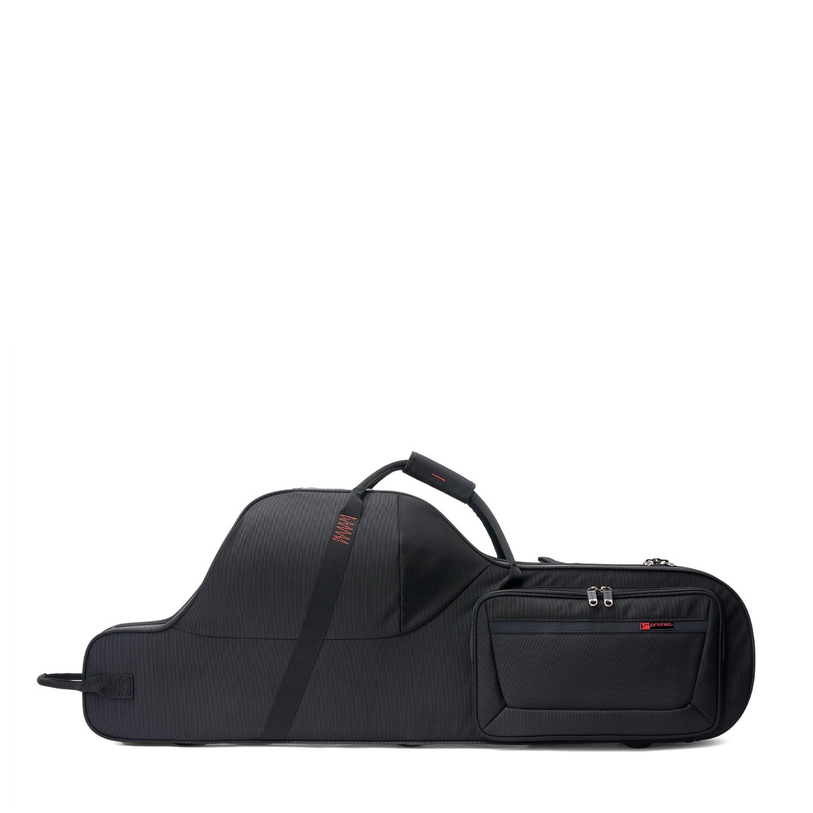 PRODUCT DETAILS Protec バリトンサックス用ケース PRO PAC モダンホーン対応 Low A Bb 両対応【商品仕様】・ 対応楽器：バリトンサックス（Low A、Bb両対応）・ ケース種別：セミハードケース・ 外装素材：1680デニール バリスティックナイロン（撥水加工）・ 内装素材：ブルーベルベット・ 付属仕様：ショルダーストラップ、ネック＆マウスピース用ポーチ、大型外部ポケット、ラバーフット【特徴】・ 軽量で耐衝撃性に優れた木製フレームを採用し、外装には耐久性の高い1680デニールのバリスティックナイロンを使用しています。・ モダンなキィレイアウトのバリトンサックス（Low A、Bb両モデル）に適合する設計です。・ 内装には楽器を保護する柔らかなベルベット素材を使用し、ベル収納型の専用ポーチによりネックとマウスピースを安全に保持します。・ 調整可能な滑り止め付きショルダーストラップが付属するほか、別売りのストラップでバックパックスタイルでの持ち運びも可能です。・ ケース底面と側面には衝撃や摩耗を防ぐためのゴム製の脚とランナーを備えています。 ■ 商品について 海外輸入品（説明書は英語表記の場合あり） ■ ご注意 ・掲載画像は実物に近い色味になるよう調整しておりますが、ご利用の環境により差異が生じる場合があります。・複数店舗で在庫を共有しているため、ご注文後に在庫切れとなる場合がございます。 ■ 納期について お届けの目安を必ずご確認ください。 海外正規ルート仕入れ品 海外ブランド ▼ 海外正規ブランド店 正規代理店 ▼ 当 店 ※本商品は並行輸入品です 製造元は正規品と同一のブランド・メーカーです。当店では海外正規ルートより仕入れた商品を取り扱っております。流通ルートが異なるのみで、商品自体に違いはございません。 ── 当店の商品について ── 正規品のみ取り扱い 海外正規店・正規代理店から商品を直接仕入れ、国内に輸入して販売しております。 日本未入荷・海外限定モデルも多数 日本未入荷・海外限定モデルも多数取り扱っております。サイズ・カラー違いや海外限定で販売された製品など、日本では手に入りにくいアイテムをお届けいたします。 お求めやすい価格の理由 海外市場での価格差や流通ルートの違いにより、国内販売価格よりお求めやすくなっております。品質はそのままに、よりお手頃な価格でお届けいたします。 安心保証 ご使用前に万が一、製品に不具合がございました場合は、交換または商品代金のご返金にて対応させていただきます。商品到着後5日以内にご連絡ください。 ご注意 海外からの輸入品となります。海外輸送のため、外箱に軽微なスレ等がある場合がございますが、商品本体には影響ございません。 ※在庫状況は仕入先の在庫情報をもとに出来る限り正確に表示しておりますが、取寄せ商品のため、タイミングによりご注文後に欠品・キャンセルとなる場合がございます。 お探しの商品がございましたら、お気軽にご相談ください。