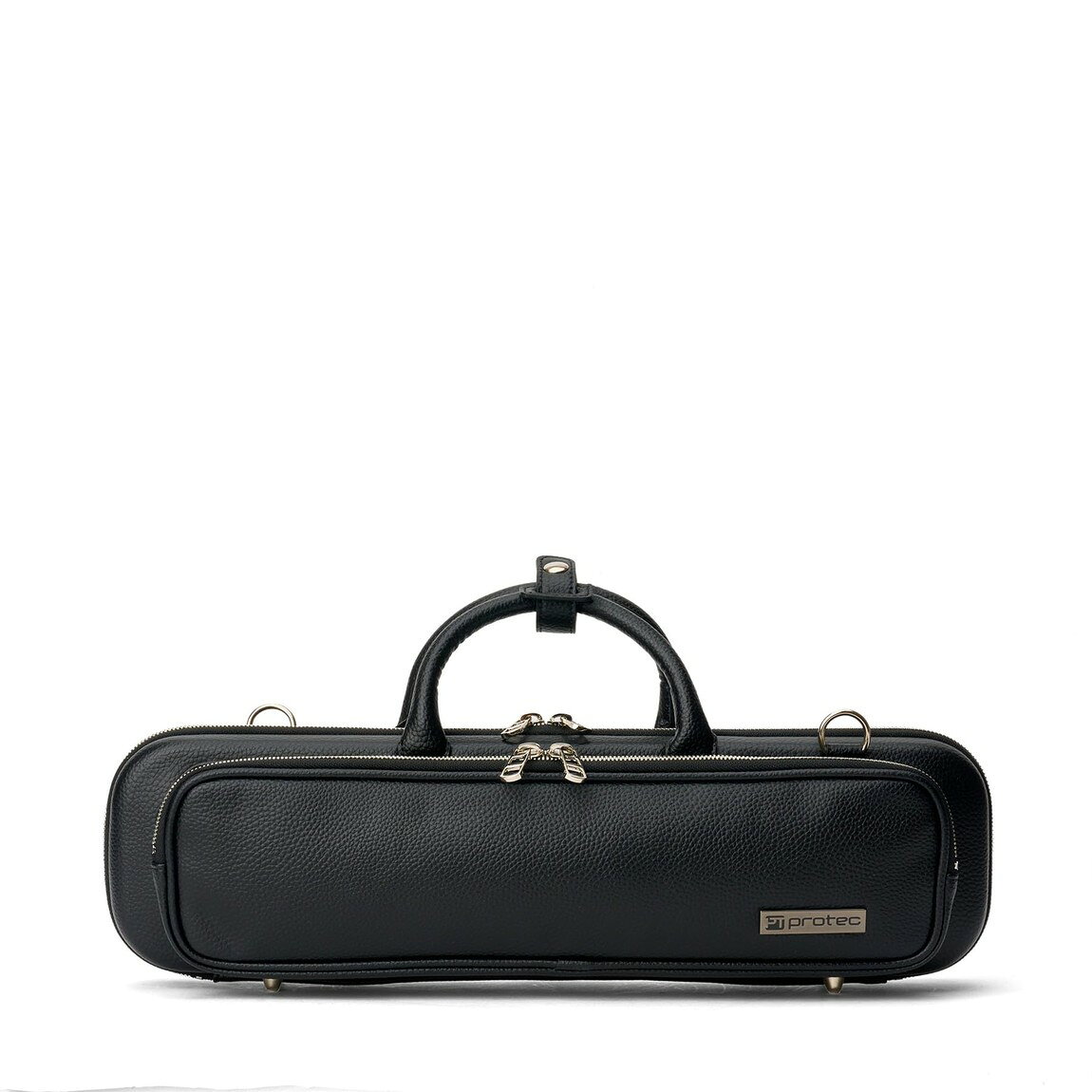 PRODUCT DETAILS Protec フルート用 セミハードケース レザー調 PRO PAC ショルダーストラップ付属 ブラック B足部管 C足部管対応【商品仕様】・ 対応楽器：フルート（B足部管/C足部管対応）・ ケース種別：セミハードケース・ 外装素材：高性能合皮（レザー調）・ 内装素材：非研磨性パッド入りベルベット・ 付属仕様：ショルダーストラップ、磁石式ハンドル、大型フロントポケット、クリーニングロッド専用収納部、内蔵オーガナイザー【特徴】・ 衝撃吸収フレームと耐久性のある合皮素材の外装を組み合わせ、楽器を保護します。・ 取り外し可能な磁石式クロージャー付きのハンドルと、滑り止め付きの調節可能なショルダーストラップが付属します。・ マチ付きの大型フロントポケットはピッコロケースも収納可能なサイズで、クリーニングロッド専用のスペースも備えています。・ フロントポケット内には3つのペンホルダーと2つのジッパー付きポケットを内蔵し、アクセサリ類を整理して収納可能です。・ ケース内装には楽器をスムーズに取り出すための指用カットアウト（フィンガーカットアウト）が施されています。 ■ 商品について 海外輸入品（説明書は英語表記の場合あり） ■ ご注意 ・掲載画像は実物に近い色味になるよう調整しておりますが、ご利用の環境により差異が生じる場合があります。・複数店舗で在庫を共有しているため、ご注文後に在庫切れとなる場合がございます。 ■ 納期について お届けの目安を必ずご確認ください。 海外正規ルート仕入れ品 海外ブランド ▼ 海外正規ブランド店 正規代理店 ▼ 当 店 ※本商品は並行輸入品です 製造元は正規品と同一のブランド・メーカーです。当店では海外正規ルートより仕入れた商品を取り扱っております。流通ルートが異なるのみで、商品自体に違いはございません。 ── 当店の商品について ── 正規品のみ取り扱い 海外正規店・正規代理店から商品を直接仕入れ、国内に輸入して販売しております。 日本未入荷・海外限定モデルも多数 日本未入荷・海外限定モデルも多数取り扱っております。サイズ・カラー違いや海外限定で販売された製品など、日本では手に入りにくいアイテムをお届けいたします。 お求めやすい価格の理由 海外市場での価格差や流通ルートの違いにより、国内販売価格よりお求めやすくなっております。品質はそのままに、よりお手頃な価格でお届けいたします。 安心保証 ご使用前に万が一、製品に不具合がございました場合は、交換または商品代金のご返金にて対応させていただきます。商品到着後5日以内にご連絡ください。 ご注意 海外からの輸入品となります。海外輸送のため、外箱に軽微なスレ等がある場合がございますが、商品本体には影響ございません。 ※在庫状況は仕入先の在庫情報をもとに出来る限り正確に表示しておりますが、取寄せ商品のため、タイミングによりご注文後に欠品・キャンセルとなる場合がございます。 お探しの商品がございましたら、お気軽にご相談ください。