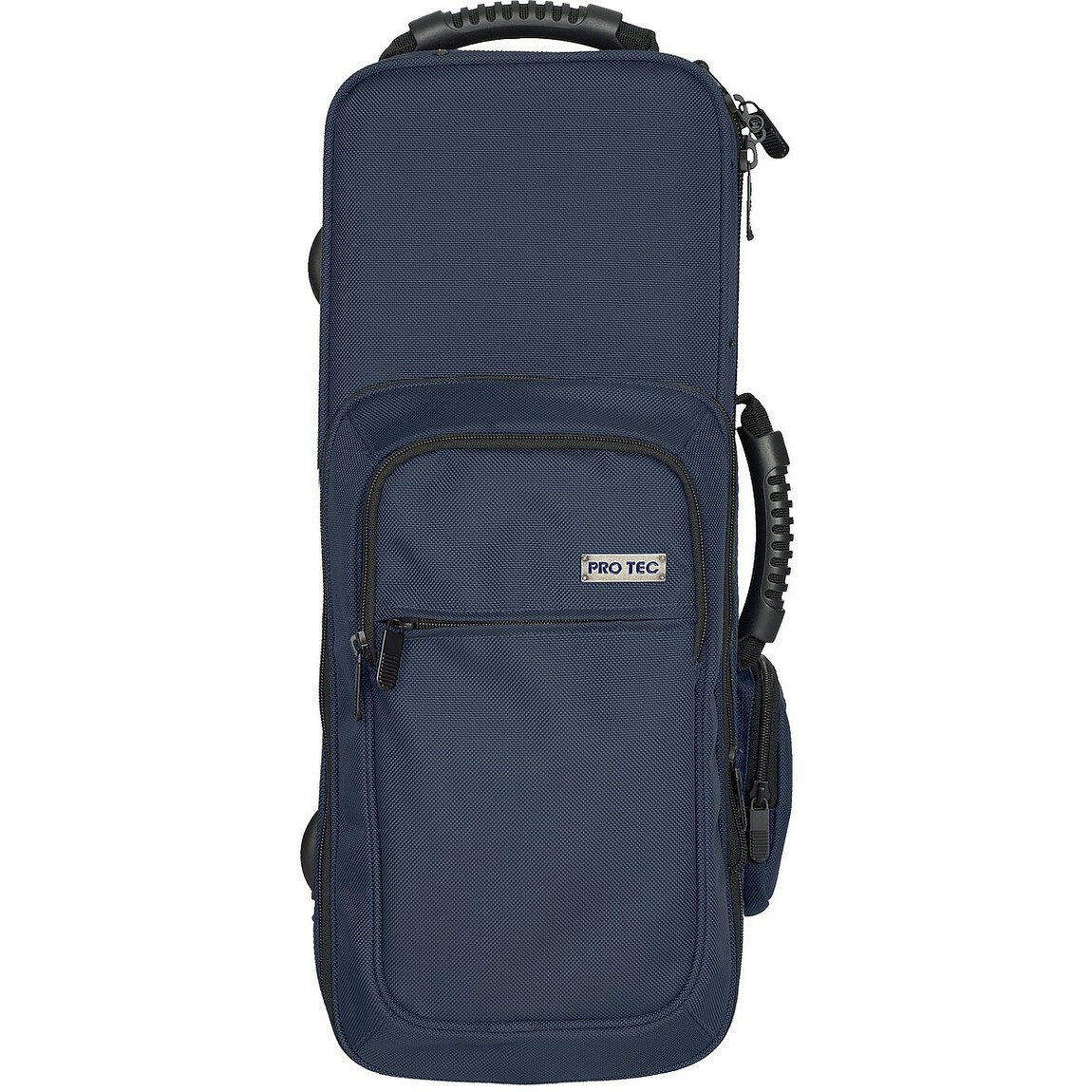 PRODUCT DETAILS Protec アルトサックス用セミハードケース XTREME PRO PAC ブルー 撥水ナイロン【商品仕様】・ 対応楽器：アルトサックス・ ケース種別：セミハードケース・ 外装素材：1680デニールバリスティックナイロン（撥水・耐摩耗加工）・ 内装素材：ベルベット、射出成形フォーム・ 収納仕様：拡張機能付き外部ポケット、小物用オーガナイザー、マウスピース・ネック専用スペース・ 付属仕様：収納式バックパックストラップ、ショルダーストラップ、IDタグ【特徴】・ 外装に撥水性と耐摩耗性に優れた1680デニールのバリスティックナイロン、内部には楽器の形状に合わせた射出成形フォームを採用しています。・ 外部ポケットは収納量に応じて拡張が可能で、ペンや鍵などの小物を整理できるオーガナイザーを内蔵しています。・ ケース内部には、マウスピースとネックをそれぞれ安全に保持するための専用コンパートメントを備えています。・ 収納可能なバックパックストラップと付属のショルダーストラップにより、用途に合わせた持ち運びが可能です。 ■ 商品について 海外輸入品（説明書は英語表記の場合あり） ■ ご注意 ・掲載画像は実物に近い色味になるよう調整しておりますが、ご利用の環境により差異が生じる場合があります。・複数店舗で在庫を共有しているため、ご注文後に在庫切れとなる場合がございます。 ■ 納期について お届けの目安を必ずご確認ください。 海外正規ルート仕入れ品 海外ブランド ▼ 海外正規ブランド店 正規代理店 ▼ 当 店 ※本商品は並行輸入品です 製造元は正規品と同一のブランド・メーカーです。当店では海外正規ルートより仕入れた商品を取り扱っております。流通ルートが異なるのみで、商品自体に違いはございません。 ── 当店の商品について ── 正規品のみ取り扱い 海外正規店・正規代理店から商品を直接仕入れ、国内に輸入して販売しております。 日本未入荷・海外限定モデルも多数 日本未入荷・海外限定モデルも多数取り扱っております。サイズ・カラー違いや海外限定で販売された製品など、日本では手に入りにくいアイテムをお届けいたします。 お求めやすい価格の理由 海外市場での価格差や流通ルートの違いにより、国内販売価格よりお求めやすくなっております。品質はそのままに、よりお手頃な価格でお届けいたします。 安心保証 ご使用前に万が一、製品に不具合がございました場合は、交換または商品代金のご返金にて対応させていただきます。商品到着後5日以内にご連絡ください。 ご注意 海外からの輸入品となります。海外輸送のため、外箱に軽微なスレ等がある場合がございますが、商品本体には影響ございません。 ※在庫状況は仕入先の在庫情報をもとに出来る限り正確に表示しておりますが、取寄せ商品のため、タイミングによりご注文後に欠品・キャンセルとなる場合がございます。 お探しの商品がございましたら、お気軽にご相談ください。