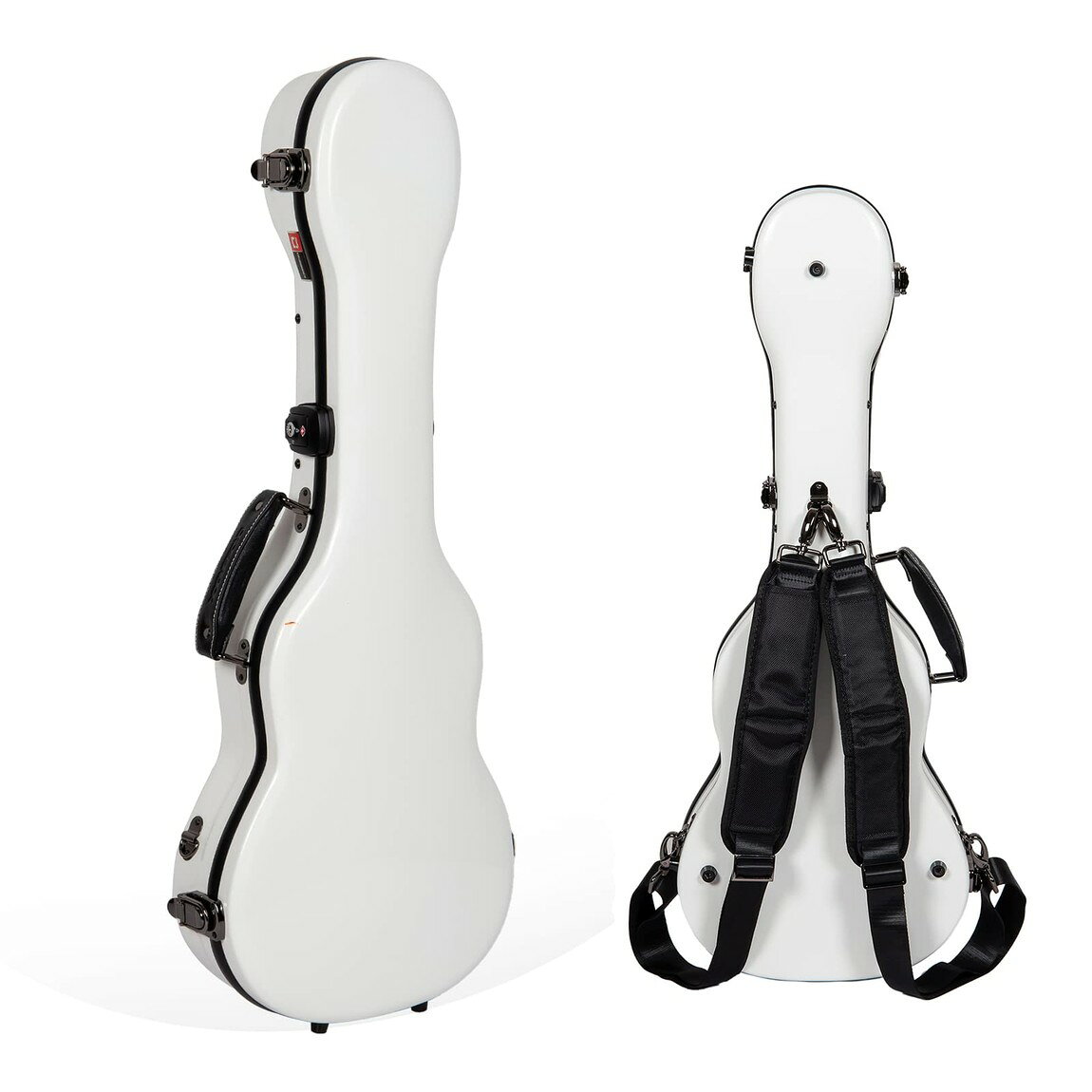 PRODUCT DETAILS クロスロック バリトンウクレレ用 ハードケース ファイバーグラス製 ホワイト 防水 撥水 ストラップ付属【商品仕様】・ アイテム種別：バリトンウクレレ用ハードケース・ 素材：ファイバーグラス・ 外装カラー：ホワイト・ 内寸全長：約80cm・ 内寸ボディ長：約36cm・ 内寸肩幅：約20.5cm・ 内寸腰幅：約18cm・ 内寸尻幅：約27.5cm・ 内寸深さ：約11.5cm（蓋側含む）・ 付属品：バックパックストラップ×2【特徴】・ 外装に高純度のファイバーグラスを採用し、強度を確保しています。・ 内部には約10mm〜15mmのクッション材を備え、楽器を保護します。・ ケースの縁には防水仕様のラバーストリップが施されており、水の侵入を抑える構造です。・ レザークッションハンドルと4箇所のラッチ、蓋付きの小物入れを装備しています。・ 2本のストラップが付属し、バックパックスタイルでの持ち運びが可能です。 ■ 商品について 海外輸入品（説明書は英語表記の場合あり） ■ ご注意 ・掲載画像は実物に近い色味になるよう調整しておりますが、ご利用の環境により差異が生じる場合があります。・複数店舗で在庫を共有しているため、ご注文後に在庫切れとなる場合がございます。 ■ 納期について お届けの目安を必ずご確認ください。 海外正規ルート仕入れ品 海外ブランド ▼ 海外正規ブランド店 正規代理店 ▼ 当 店 ※本商品は並行輸入品です 製造元は正規品と同一のブランド・メーカーです。当店では海外正規ルートより仕入れた商品を取り扱っております。流通ルートが異なるのみで、商品自体に違いはございません。 ── 当店の商品について ── 正規品のみ取り扱い 海外正規店・正規代理店から商品を直接仕入れ、国内に輸入して販売しております。 日本未入荷・海外限定モデルも多数 日本未入荷・海外限定モデルも多数取り扱っております。サイズ・カラー違いや海外限定で販売された製品など、日本では手に入りにくいアイテムをお届けいたします。 お求めやすい価格の理由 海外市場での価格差や流通ルートの違いにより、国内販売価格よりお求めやすくなっております。品質はそのままに、よりお手頃な価格でお届けいたします。 安心保証 ご使用前に万が一、製品に不具合がございました場合は、交換または商品代金のご返金にて対応させていただきます。商品到着後5日以内にご連絡ください。 ご注意 海外からの輸入品となります。海外輸送のため、外箱に軽微なスレ等がある場合がございますが、商品本体には影響ございません。 ※在庫状況は仕入先の在庫情報をもとに出来る限り正確に表示しておりますが、取寄せ商品のため、タイミングによりご注文後に欠品・キャンセルとなる場合がございます。 お探しの商品がございましたら、お気軽にご相談ください。