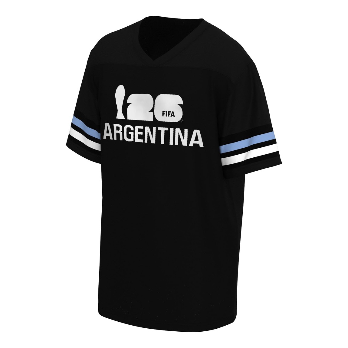 Outerstuff FIFAワールドカップ 2026 アルゼンチン代表 Argentina Vネック ジャージ Tシャツ フットボールシャツ 半袖 サッカー