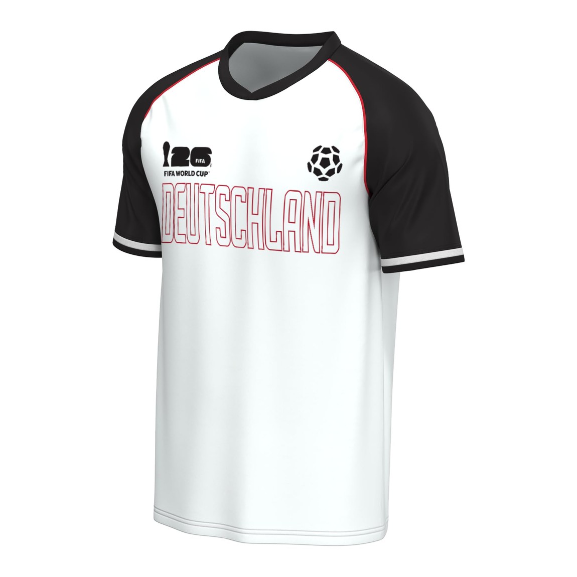 Outerstuff FIFA ワールドカップ 2026 ドイツ代表 Germany ラグラン Tシャツ トップス ジャーマニーカラー サッカー メッシュ