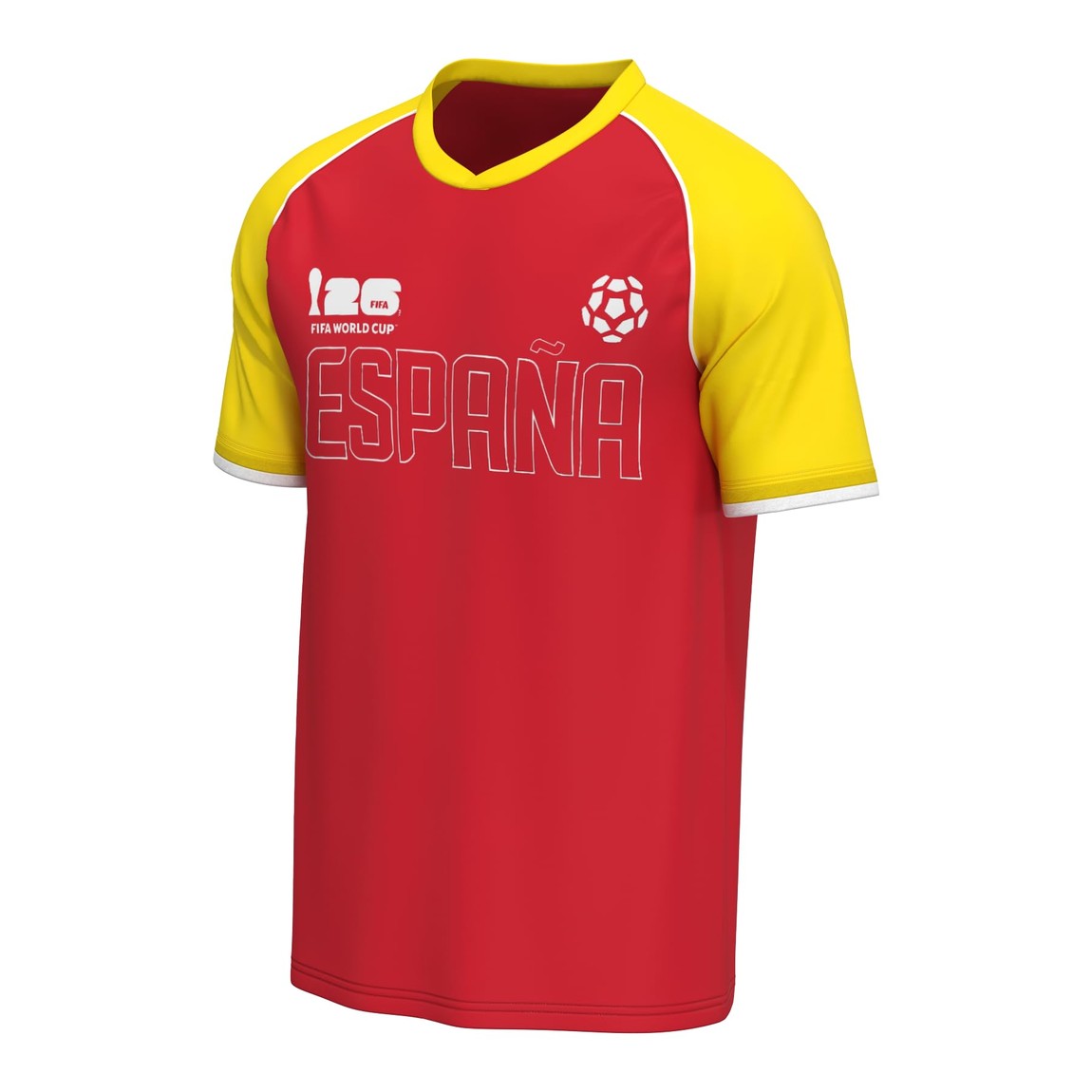 Outerstuff FIFA ワールドカップ 2026 スペイン代表 Spain ラグラン Tシャツ サッカー ジャージ メンズ スポーツウェア 応援グッズ