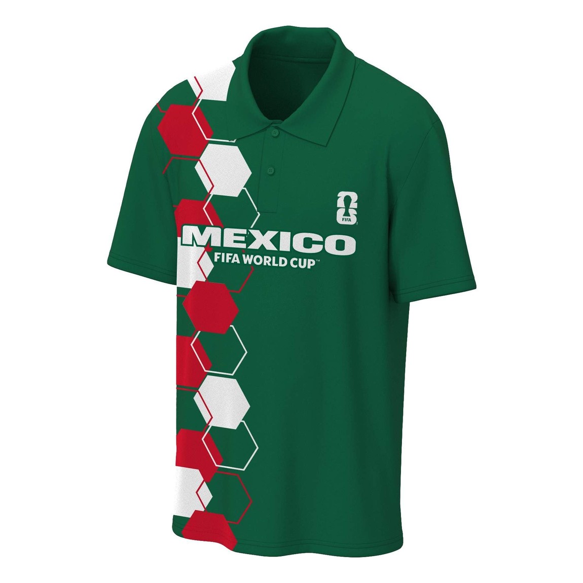 Outerstuff FIFA ワールドカップ 2026 メキシコ代表 Mexico ポロシャツ 半袖 グリーン サッカー フットボール 応援グッズ