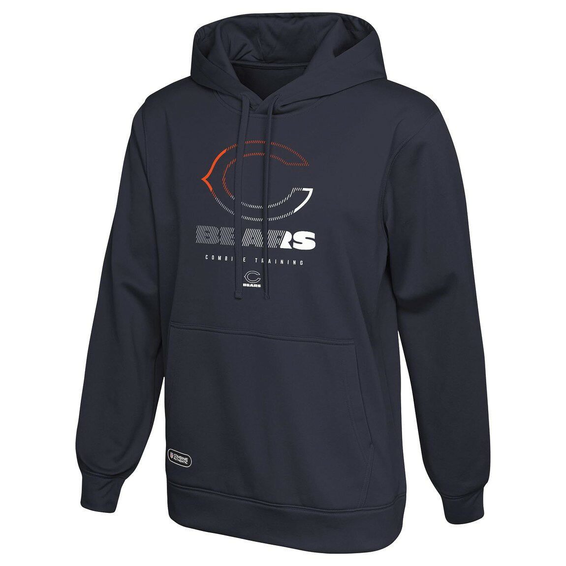 Outerstuff NFL シカゴ・ベアーズ Chicago Bears ワトソン ロゴ プルオーバー パフォーマンス フリース パーカー フーディ ネイビー アメフト トレーニングウェア メンズ