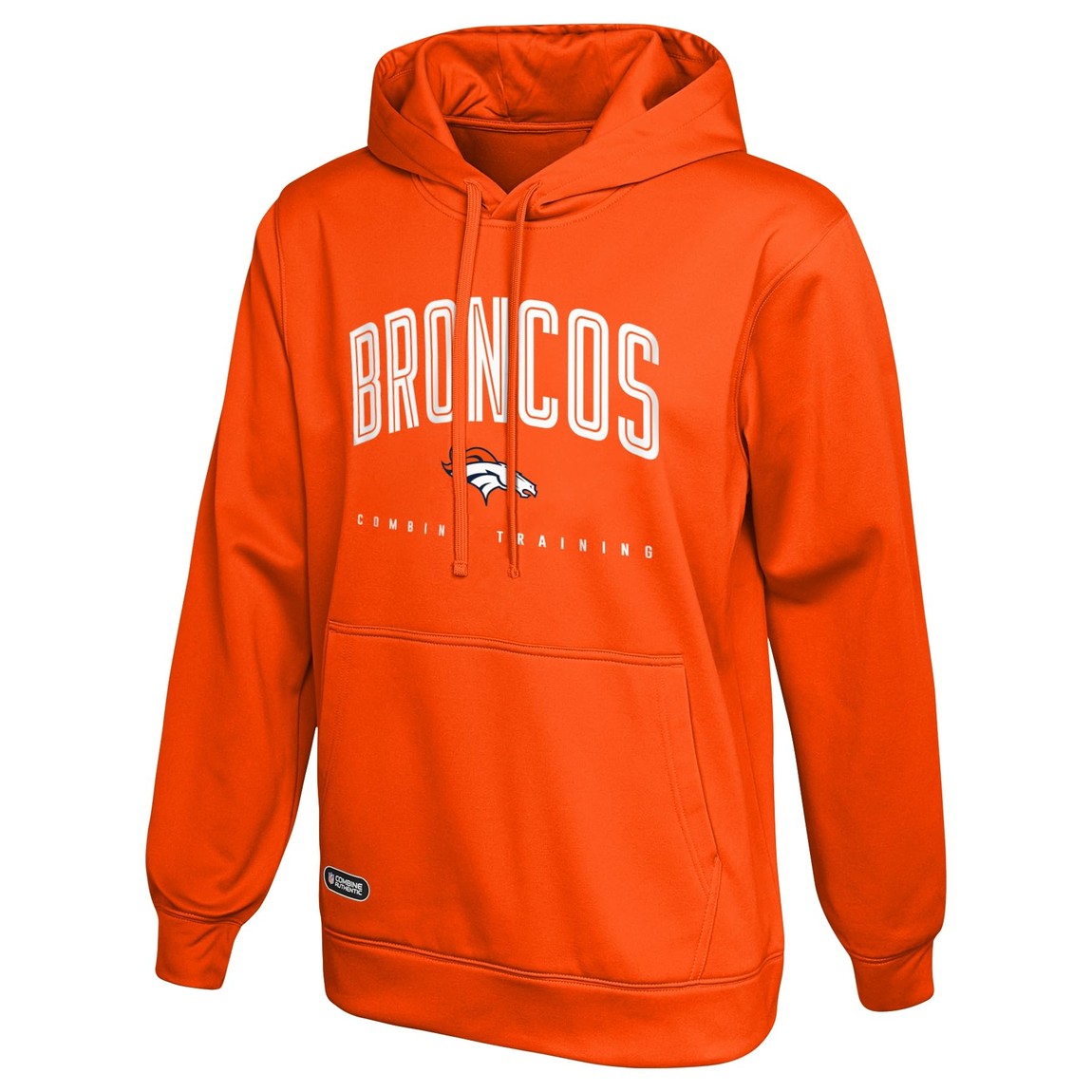 Outerstuff NFL デンバー・ブロンコス Denver Broncos プルオーバー フーディ パーカー オレンジ チームカラー パフォーマンス フリース アップフィールド ロゴ