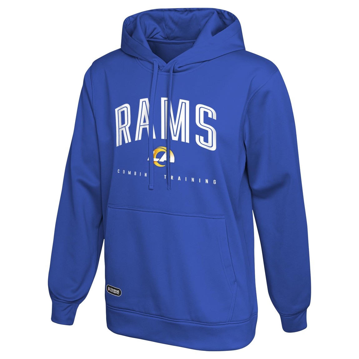 Outerstuff NFL ロサンゼルス・ラムズ Los Angeles Rams プルオーバー パフォーマンス フリース フーディー パーカー チームカラー ロゴ プリント スポーツウェア メンズ