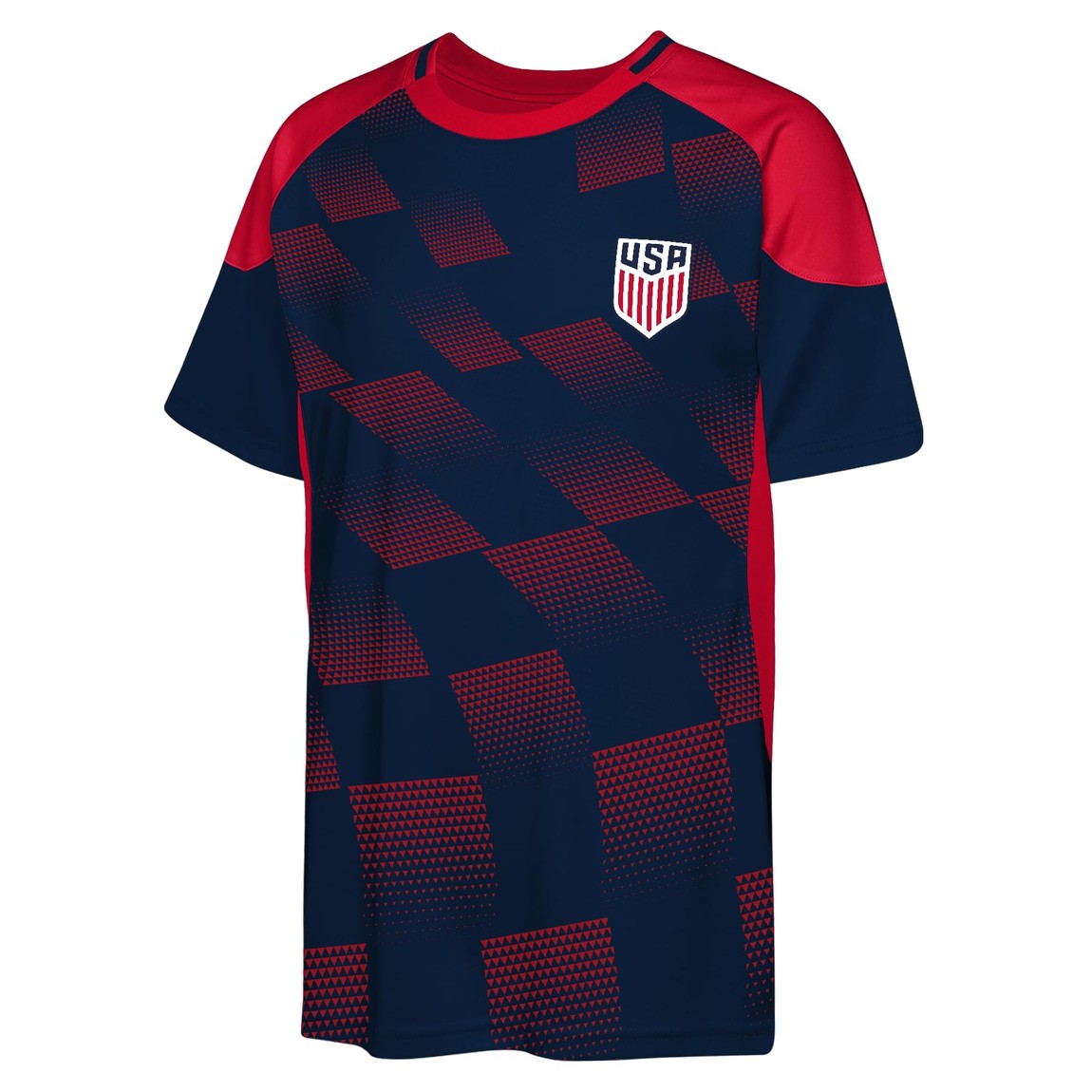 Outerstuff サッカーアメリカ代表 U.S. Soccer Federation Tシャツ ネイビー FIFA ワールドカップ 2026 クルーネック 半袖 キッズ