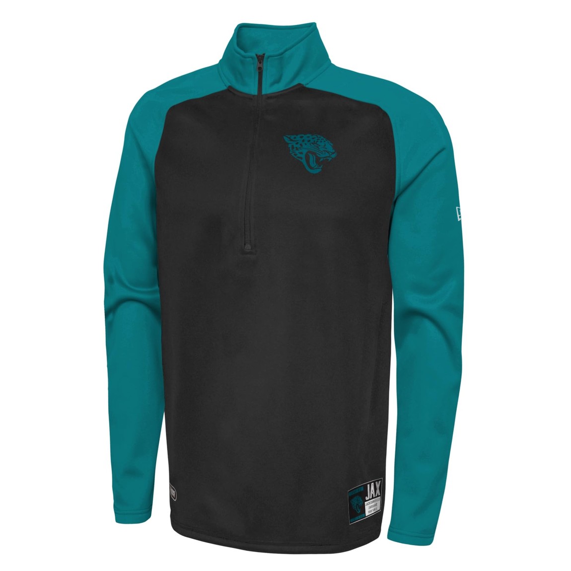 Outerstuff NFL ジャクソンビル・ジャガーズ Jacksonville Jaguars 1/4ジップ プルオーバー フリース ジャケット ブラック Black トレーニング ウェア メンズ 長袖