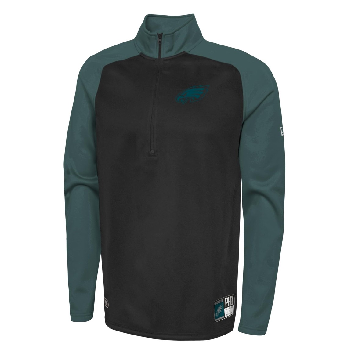 Outerstuff NFL フィラデルフィア・イーグルス Philadelphia Eagles ハーフジップ プルオーバー フリース ジャケット スウェット メンズ グリーン トレーニング ウェア