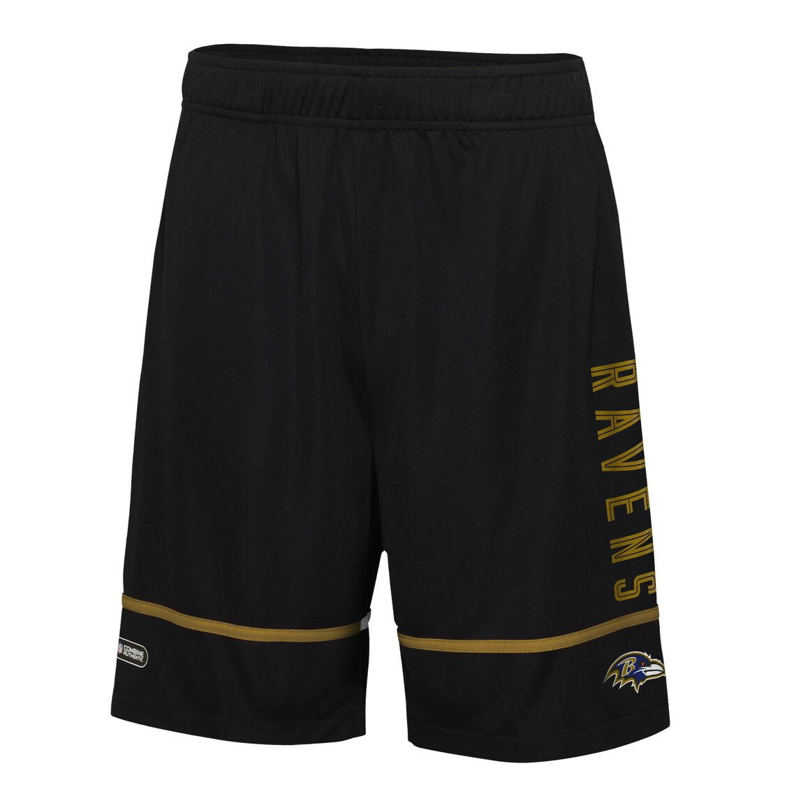 アウタースタッフ Outerstuff NFL ボルチモア・レイブンズ Baltimore Ravens ショートパンツ ハーフパンツ チームカラー トレーニング スポーツウェア ドライ