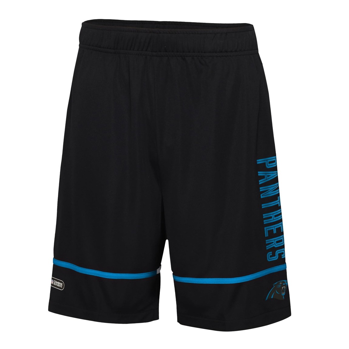 Outerstuff NFL カロライナ・パンサーズ Carolina Panthers ショートパンツ ハーフパンツ ブラック チームカラー トレーニングウェア パフォーマンスショーツ