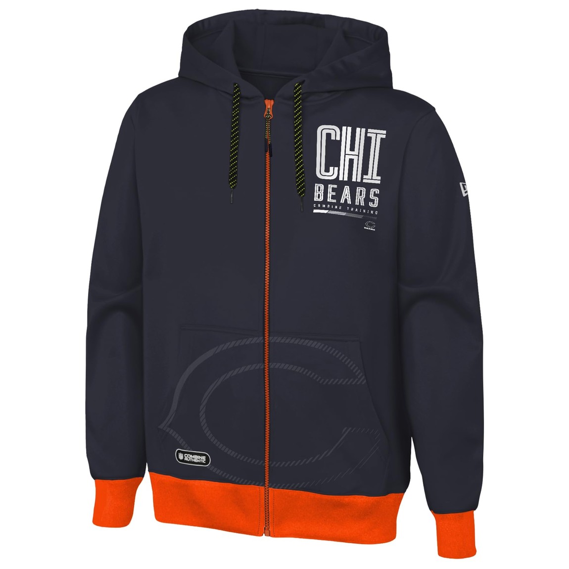 Outerstuff NFL シカゴ・ベアーズ Chicago Bears フルジップ パフォーマンス フリース パーカー フーディ メンズ