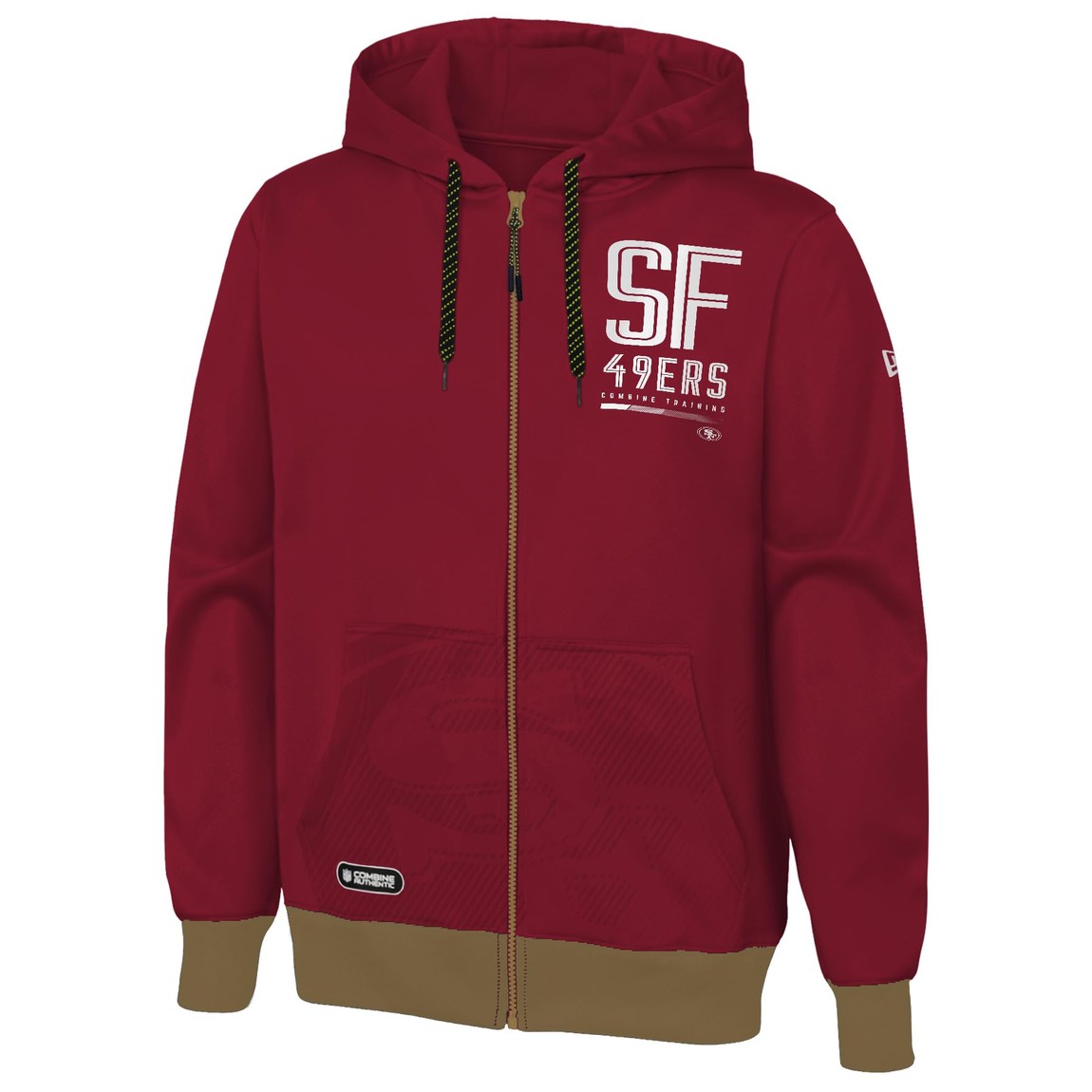アウタースタッフ Outerstuff NFL サンフランシスコ・フォーティナイナーズ San Francisco 49ers フルジップ パーカー フーディー レッド パフォーマンス フリース