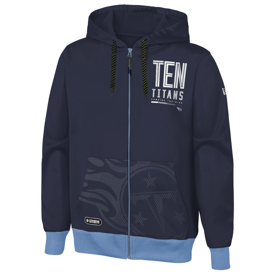Outerstuff NFL テネシー・タイタンズ Tennessee Titans フルジップ パーカー フーディ フリース ネイビー NFLオフィシャルライセンス