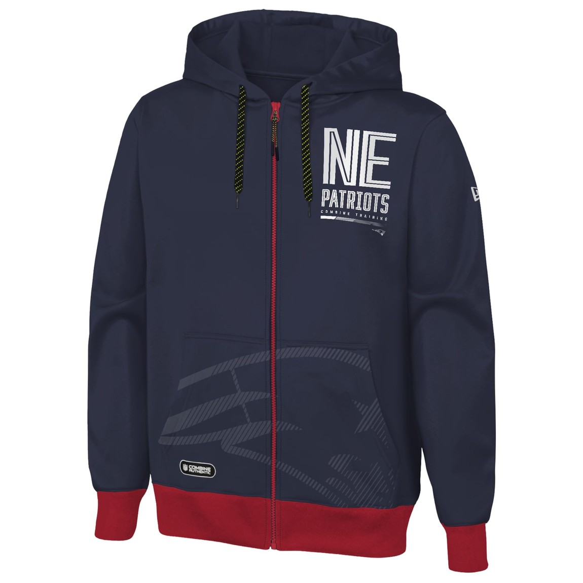 Outerstuff NFL ニューイングランド・ペイトリオッツ New England Patriots フルジップ パフォーマンス フリース フーディ パーカー ネイビー メンズ