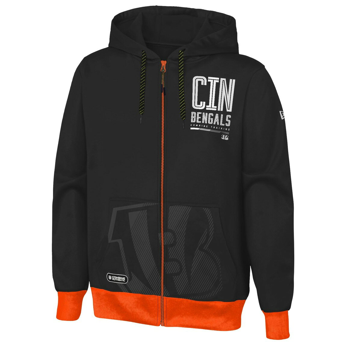 Outerstuff NFL シンシナティ・ベンガルズ Cincinnati Bengals フルジップ フーディ パーカー フリース パフォーマンス