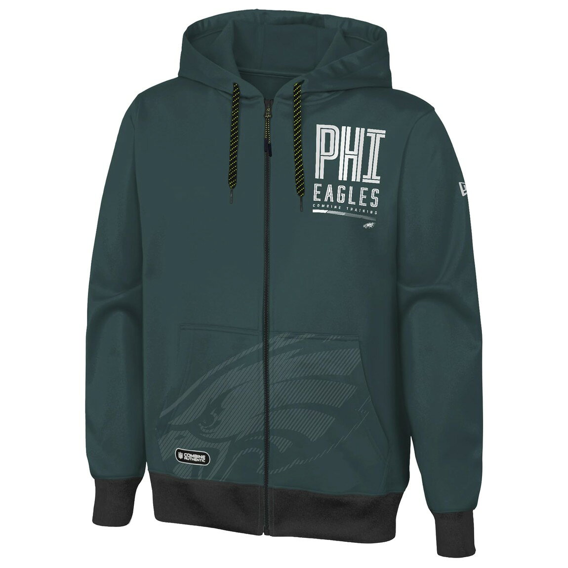 Outerstuff NFL フィラデルフィア・イーグルス Philadelphia Eagles フルジップ パフォーマンス フリース フーディ パーカー メンズ グリーン