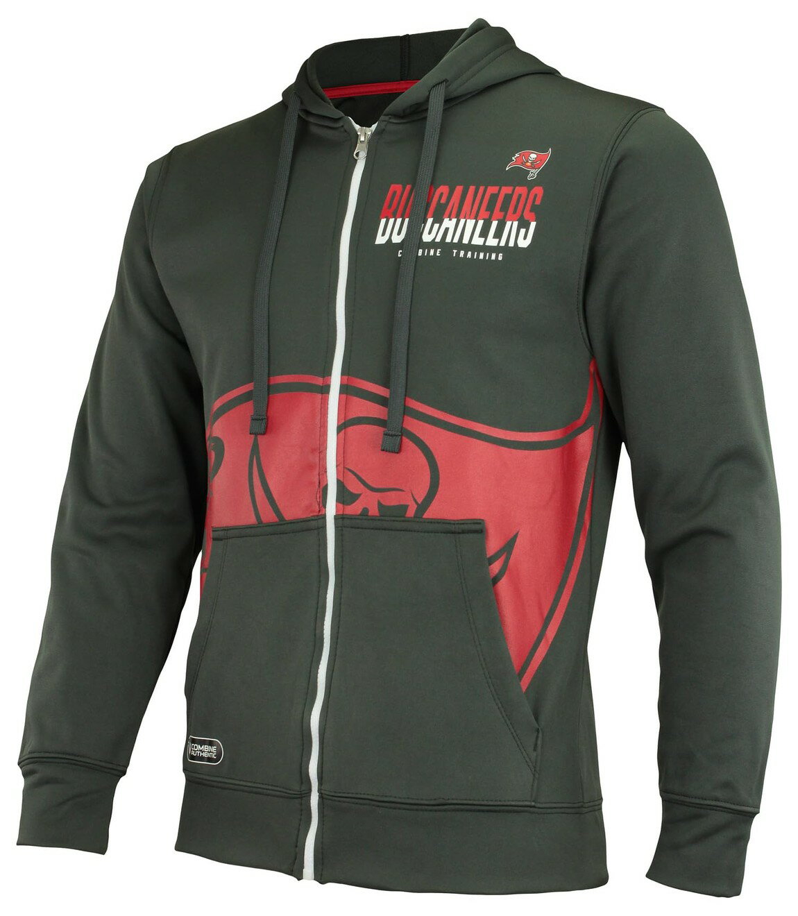 Outerstuff NFL タンパベイ・バッカニアーズ Tampa Bay Buccaneers フルジップ フリース パーカー フーディ チームカラー スポーツウェア 長袖