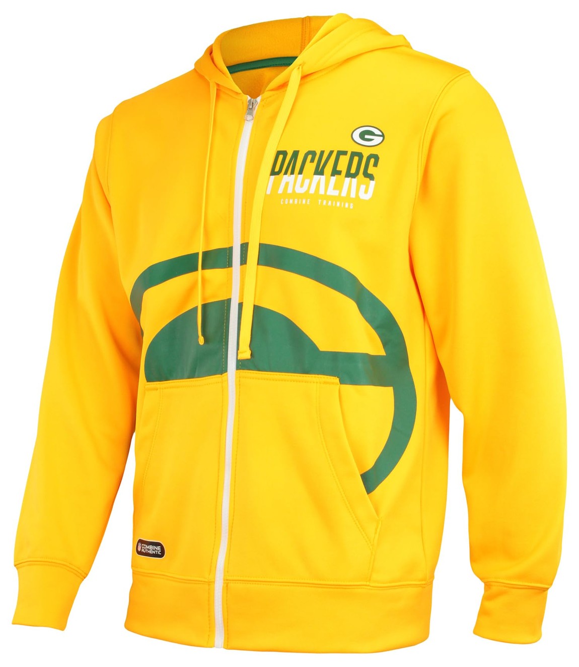 Outerstuff NFL グリーンベイ・パッカーズ Green Bay Packers フルジップ パーカー フーディ フリース スウェット グリーン イエロー