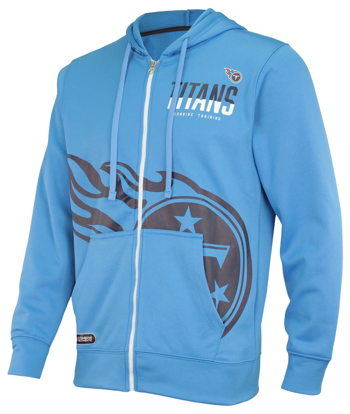 Outerstuff NFL テネシー・タイタンズ Tennessee Titans フルジップ パフォーマンス フリース フーディ パーカー チームカラー メンズ スウェット トレーニング