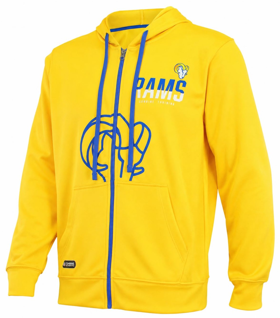 Outerstuff NFL ロサンゼルス・ラムズ Los Angeles Rams フルジップ パフォーマンス フリース パーカー フーディ チームカラー