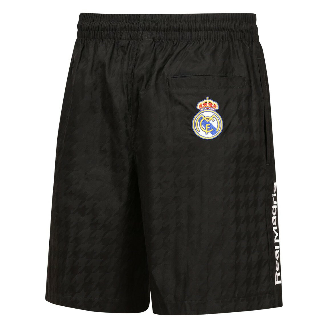 Outerstuff サッカー レアル・マドリード Real Madrid ショートパンツ ハーフパンツ ブラック メンズ ジャカード コットン 公式ライセンス