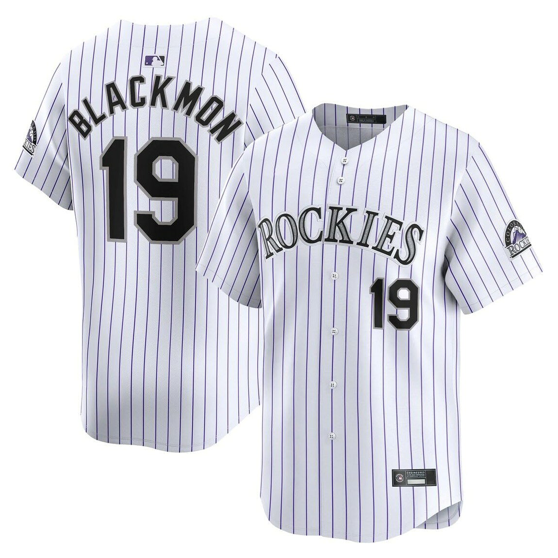 Outerstuff MLB コロラド・ロッキーズ Colorado Rockies チャーリー・ブラックモン Charlie Blackmon ユース ホーム プレイヤー ジャージ ホワイト