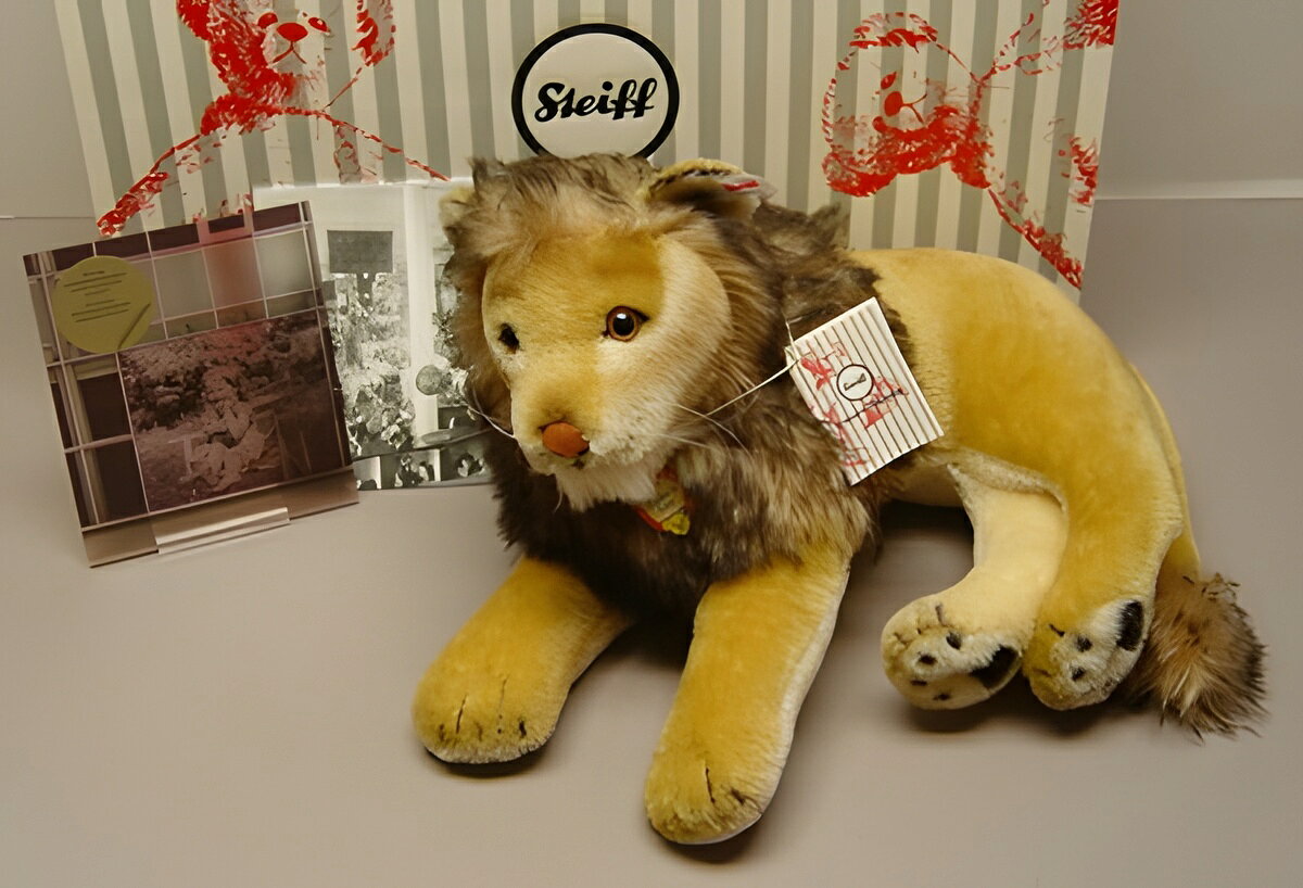 シュタイフ モヘア Claire's ライオン ブロンド 38cm 2020年製 Steiff 006210 ぬいぐるみ