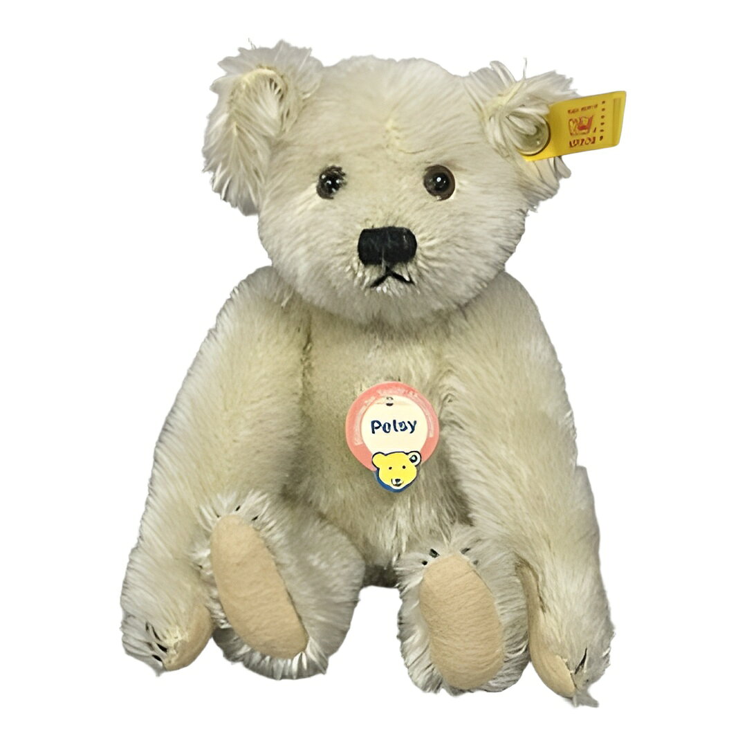 シュタイフ モヘア ペッツィ テディベア ペール ゴールド 16cm 1995年製 Steiff 029523 ぬいぐるみ