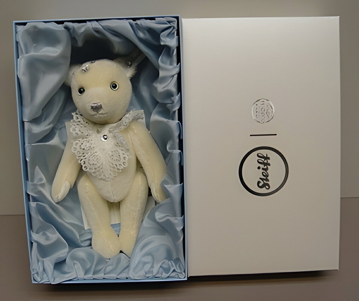 シュタイフ モヘア ブライド テディベア ホワイト 26cm 2018年製 Steiff 034251 ぬいぐるみ