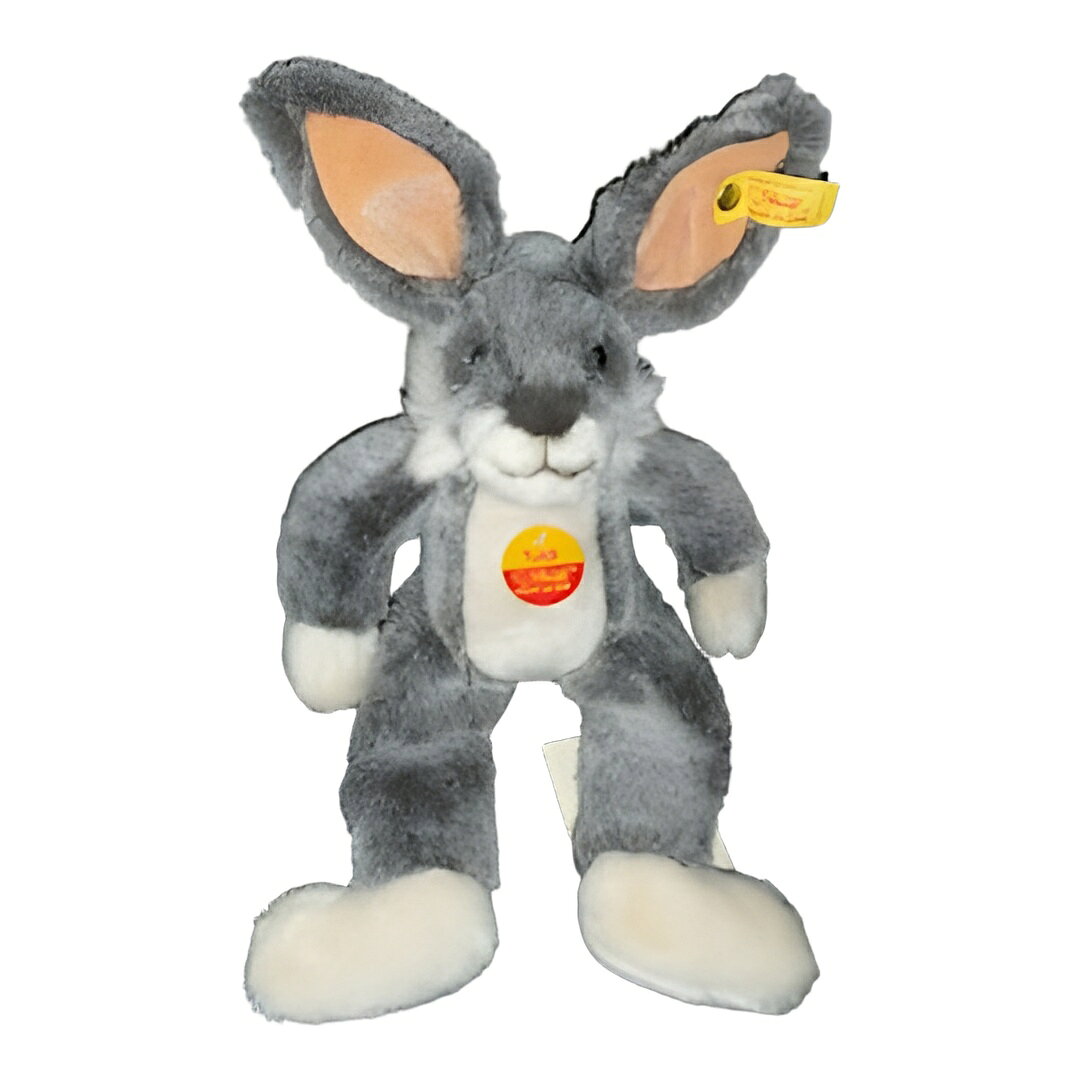 シュタイフ Toldi cuddle ウサギ グレー 25cm 1998年製 Steiff 122385 ぬいぐるみ