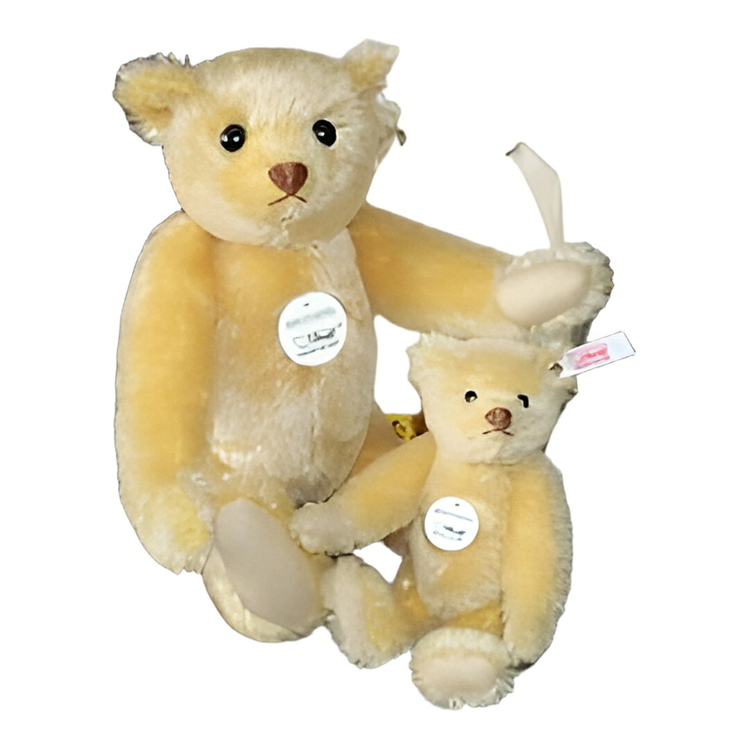 シュタイフ ブラザーズ テディ セット 15&28cm 2005年製 Steiff 676208 ぬ ...