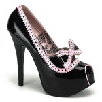 TEEZE-155.5インチ(約14cm)ハイヒールパンプス/PleaserプリーザーバーレスクBORDELLOパーティー靴小さい大きいサイズ【送料無料】