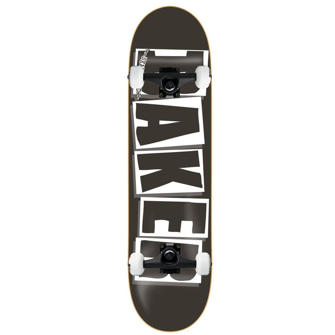 PRODUCT DETAILS BAKER Logo Black/White 8.0インチ スケートボード コンプリート 組み立て済み【商品仕様】・ 種別：スケートボード コンプリート（完成品）・ デッキ幅：8.0インチ（約20.32cm）・ デッキ長：31.5インチ（約80.01cm）・ ホイールベース：14.25インチ（約36.20cm）・ 素材：カナディアンメイプル・ トラック：Coreトラック（アルミ製）・ ウィール：52mm 99A・ ベアリング：Amphetamine ABEC 5・ グリップテープ：Black Diamond【特徴】・ BAKERを象徴する定番のブランドロゴを配した、OGシェイプのモデルです。・ 緩やかなコンケーブ（Mellow Concave）を採用し、安定感のある乗り心地を提供します。・ 100％カナディアンメイプルを使用し、反発力と耐久性を備えたデッキです。・ 52mmのハードウィールを装備しており、ストリートやスケートパークでの使用に適しています。・ すべてのパーツが組み込まれた完成品のため、お届け後すぐにご使用いただけます。【ご注意】・ 海外並行輸入品のため、付属の説明書がある場合は英語表記となります。 ■ 商品について 海外輸入品（説明書は英語表記の場合あり） ■ ご注意 ・掲載画像は実物に近い色味になるよう調整しておりますが、ご利用の環境により差異が生じる場合があります。・複数店舗で在庫を共有しているため、ご注文後に在庫切れとなる場合がございます。 ■ 納期について お届けの目安を必ずご確認ください。 海外正規ルート仕入れ品 海外ブランド ▼ 海外正規ブランド店 正規代理店 ▼ 当 店 ※本商品は並行輸入品です 製造元は正規品と同一のブランド・メーカーです。当店では海外正規ルートより仕入れた商品を取り扱っております。流通ルートが異なるのみで、商品自体に違いはございません。 ── 当店の商品について ── 正規品のみ取り扱い 海外正規店・正規代理店から商品を直接仕入れ、国内に輸入して販売しております。 日本未入荷・海外限定モデルも多数 日本未入荷・海外限定モデルも多数取り扱っております。サイズ・カラー違いや海外限定で販売された製品など、日本では手に入りにくいアイテムをお届けいたします。 お求めやすい価格の理由 海外市場での価格差や流通ルートの違いにより、国内販売価格よりお求めやすくなっております。品質はそのままに、よりお手頃な価格でお届けいたします。 安心保証 ご使用前に万が一、製品に不具合がございました場合は、交換または商品代金のご返金にて対応させていただきます。商品到着後5日以内にご連絡ください。 ご注意 海外からの輸入品となります。海外輸送のため、外箱に軽微なスレ等がある場合がございますが、商品本体には影響ございません。 ※在庫状況は仕入先の在庫情報をもとに出来る限り正確に表示しておりますが、取寄せ商品のため、タイミングによりご注文後に欠品・キャンセルとなる場合がございます。 お探しの商品がございましたら、お気軽にご相談ください。