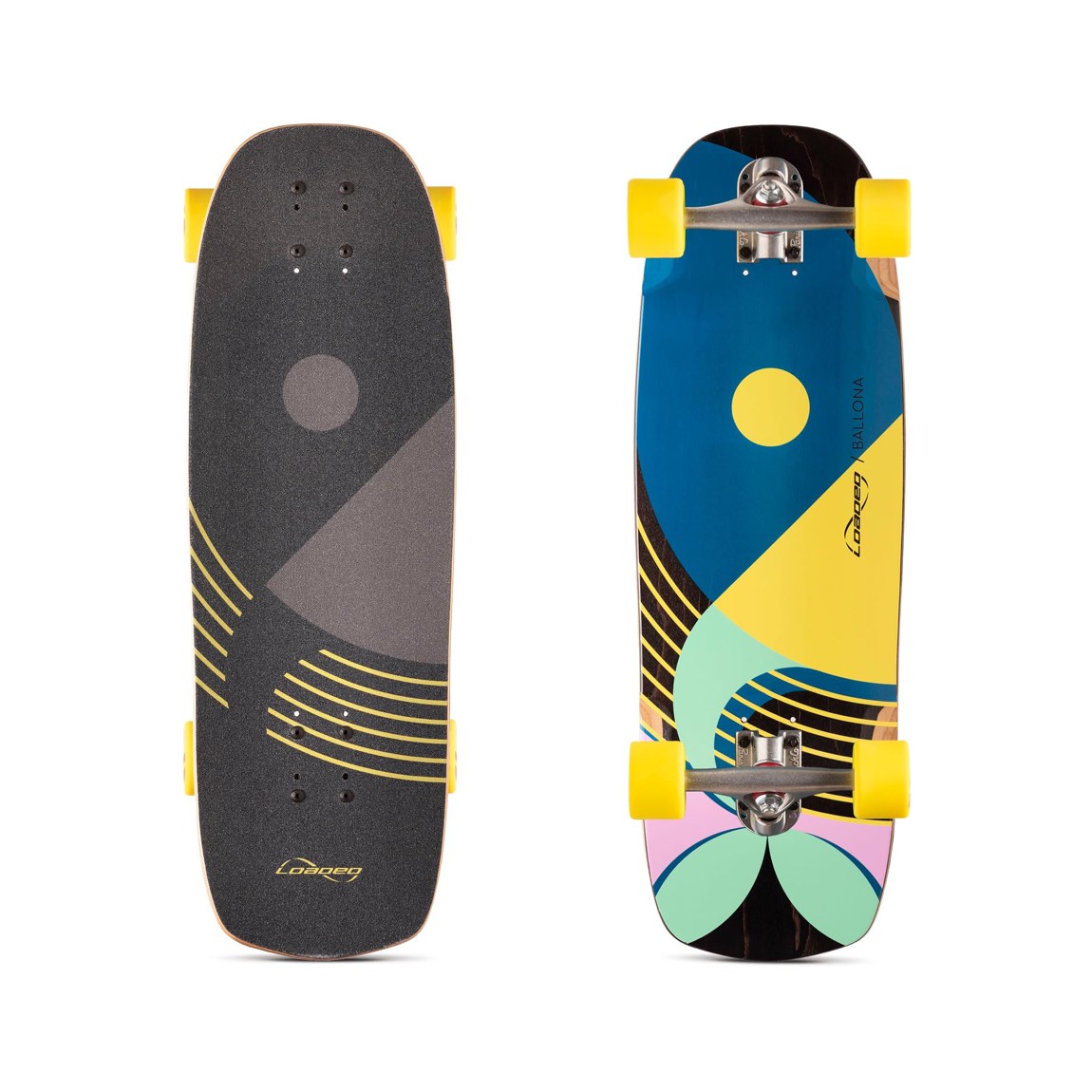 PRODUCT DETAILS Loaded Boards Ballona Willy Complete ロングボード クルーザー スケートボード 27.75 x 9インチ【商品仕様】・ 種別：ロングボード / クルーザー（コンプリートセット）・ デッキサイズ：長さ 27.75インチ（約70.5cm）× 幅 9インチ（約22.9cm）・ ホイールベース：14.75 - 16インチ（約37.5 - 40.6cm）・ 素材：7層メイプル・ トラック：Paris 150mm 50°・ ウィール：Orangatang Love Handles・ ブッシュ：Orangatang Knuckles【特徴】・ ノーズ部分に独自の「Whale Belly」コンケーブを採用しており、足元のホールド感とフロントトラックの機敏な操作性を高めています。・ ホイールベースを2段階（14.75インチまたは16インチ）で調整可能で、安定性や回転性の好みに合わせたセッティングが可能です。・ 7層メイプル構造に厚めのクロスベニヤを組み合わせることで、適度な剛性とスムーズな乗り心地を両立しています。・ 街乗り、パンプトラック、スケートパークなど、都市部でのクルージングからテクニカルなライディングまで幅広く対応します。・ Willyモデルは、グリップ力に優れたウィールとレスポンスの良いブッシュを装備し、カービングやポンピングに適した仕様です。【ご注意】・ 海外並行輸入品のため、付属の説明書がある場合は英語表記となります。 ■ 商品について 海外輸入品（説明書は英語表記の場合あり） ■ ご注意 ・掲載画像は実物に近い色味になるよう調整しておりますが、ご利用の環境により差異が生じる場合があります。・複数店舗で在庫を共有しているため、ご注文後に在庫切れとなる場合がございます。 ■ 納期について お届けの目安を必ずご確認ください。 海外正規ルート仕入れ品 海外ブランド ▼ 海外正規ブランド店 正規代理店 ▼ 当 店 ※本商品は並行輸入品です 製造元は正規品と同一のブランド・メーカーです。当店では海外正規ルートより仕入れた商品を取り扱っております。流通ルートが異なるのみで、商品自体に違いはございません。 ── 当店の商品について ── 正規品のみ取り扱い 海外正規店・正規代理店から商品を直接仕入れ、国内に輸入して販売しております。 日本未入荷・海外限定モデルも多数 日本未入荷・海外限定モデルも多数取り扱っております。サイズ・カラー違いや海外限定で販売された製品など、日本では手に入りにくいアイテムをお届けいたします。 お求めやすい価格の理由 海外市場での価格差や流通ルートの違いにより、国内販売価格よりお求めやすくなっております。品質はそのままに、よりお手頃な価格でお届けいたします。 安心保証 ご使用前に万が一、製品に不具合がございました場合は、交換または商品代金のご返金にて対応させていただきます。商品到着後5日以内にご連絡ください。 ご注意 海外からの輸入品となります。海外輸送のため、外箱に軽微なスレ等がある場合がございますが、商品本体には影響ございません。 ※在庫状況は仕入先の在庫情報をもとに出来る限り正確に表示しておりますが、取寄せ商品のため、タイミングによりご注文後に欠品・キャンセルとなる場合がございます。 お探しの商品がございましたら、お気軽にご相談ください。