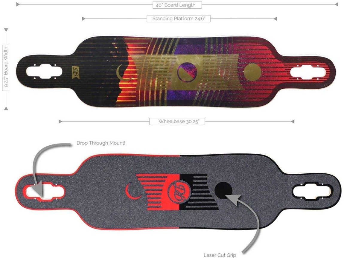 DB Longboards Phase 40インチ ロングボード コンプリート スケートボード ドロッ...