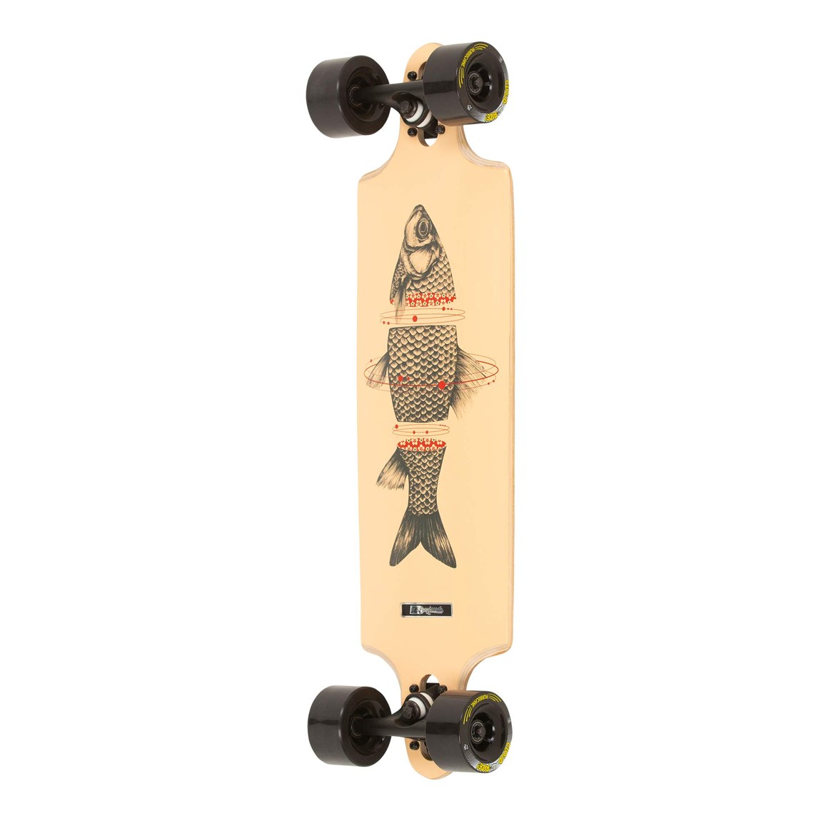 PRODUCT DETAILS DB Longboards Sashimi 32.5" ロングボード コンプリート スケートボード【商品仕様】・ 種別：ロングボード コンプリート（完成品）・ デッキサイズ：32.5インチ（約82.55cm）・ 素材：8プライ ハードロックメイプル・ トラック：Atlas 180mm Ultralight トラック・ ウィール：Cloud Ride 90mm Hurricane ウィール・ ベアリング：Cloud Ride Lightning ベアリング【特徴】・ デッキが低く設計されたダブルドロップ形状により、安定した走行と長距離のプッシュが可能です。・ 8層のハードロックメイプル構造を採用し、耐久性に優れています。・ 90mmの大型ウィールを装備しており、路面の段差や小石などの影響を受けにくく、高い走行性能を発揮します。・ Atlas製のトラックを搭載し、高速走行時の安定性とスムーズなターンを両立しています。・ 通勤や通学、長距離のクルージングに適した設計となっています。【ご注意】・ 海外並行輸入品のため、付属の説明書がある場合は英語表記となります。 ■ 商品について 海外輸入品（説明書は英語表記の場合あり） ■ ご注意 ・掲載画像は実物に近い色味になるよう調整しておりますが、ご利用の環境により差異が生じる場合があります。・複数店舗で在庫を共有しているため、ご注文後に在庫切れとなる場合がございます。 ■ 納期について お届けの目安を必ずご確認ください。 海外正規ルート仕入れ品 海外ブランド ▼ 海外正規ブランド店 正規代理店 ▼ 当 店 ※本商品は並行輸入品です 製造元は正規品と同一のブランド・メーカーです。当店では海外正規ルートより仕入れた商品を取り扱っております。流通ルートが異なるのみで、商品自体に違いはございません。 ── 当店の商品について ── 正規品のみ取り扱い 海外正規店・正規代理店から商品を直接仕入れ、国内に輸入して販売しております。 日本未入荷・海外限定モデルも多数 日本未入荷・海外限定モデルも多数取り扱っております。サイズ・カラー違いや海外限定で販売された製品など、日本では手に入りにくいアイテムをお届けいたします。 お求めやすい価格の理由 海外市場での価格差や流通ルートの違いにより、国内販売価格よりお求めやすくなっております。品質はそのままに、よりお手頃な価格でお届けいたします。 安心保証 ご使用前に万が一、製品に不具合がございました場合は、交換または商品代金のご返金にて対応させていただきます。商品到着後5日以内にご連絡ください。 ご注意 海外からの輸入品となります。海外輸送のため、外箱に軽微なスレ等がある場合がございますが、商品本体には影響ございません。 ※在庫状況は仕入先の在庫情報をもとに出来る限り正確に表示しておりますが、取寄せ商品のため、タイミングによりご注文後に欠品・キャンセルとなる場合がございます。 お探しの商品がございましたら、お気軽にご相談ください。