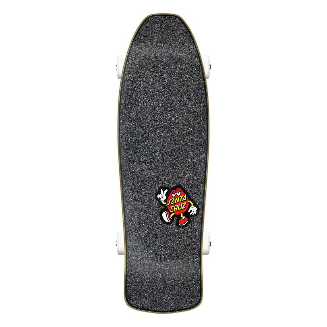 BasqueバスクのSanta Cruz Dot Dudes Shaped Cruzer 10.32in x 34.0in スケートボード クルーザー コンプリート｜アングル2