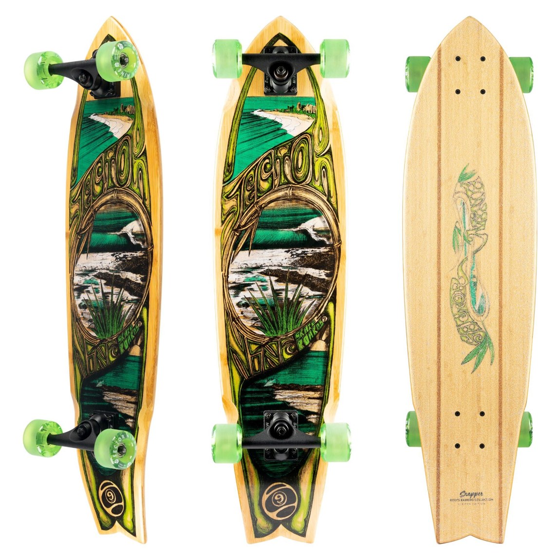 Sector 9 Snapper ロングボード クルーザー スケートボード 34.0" x 8.75"